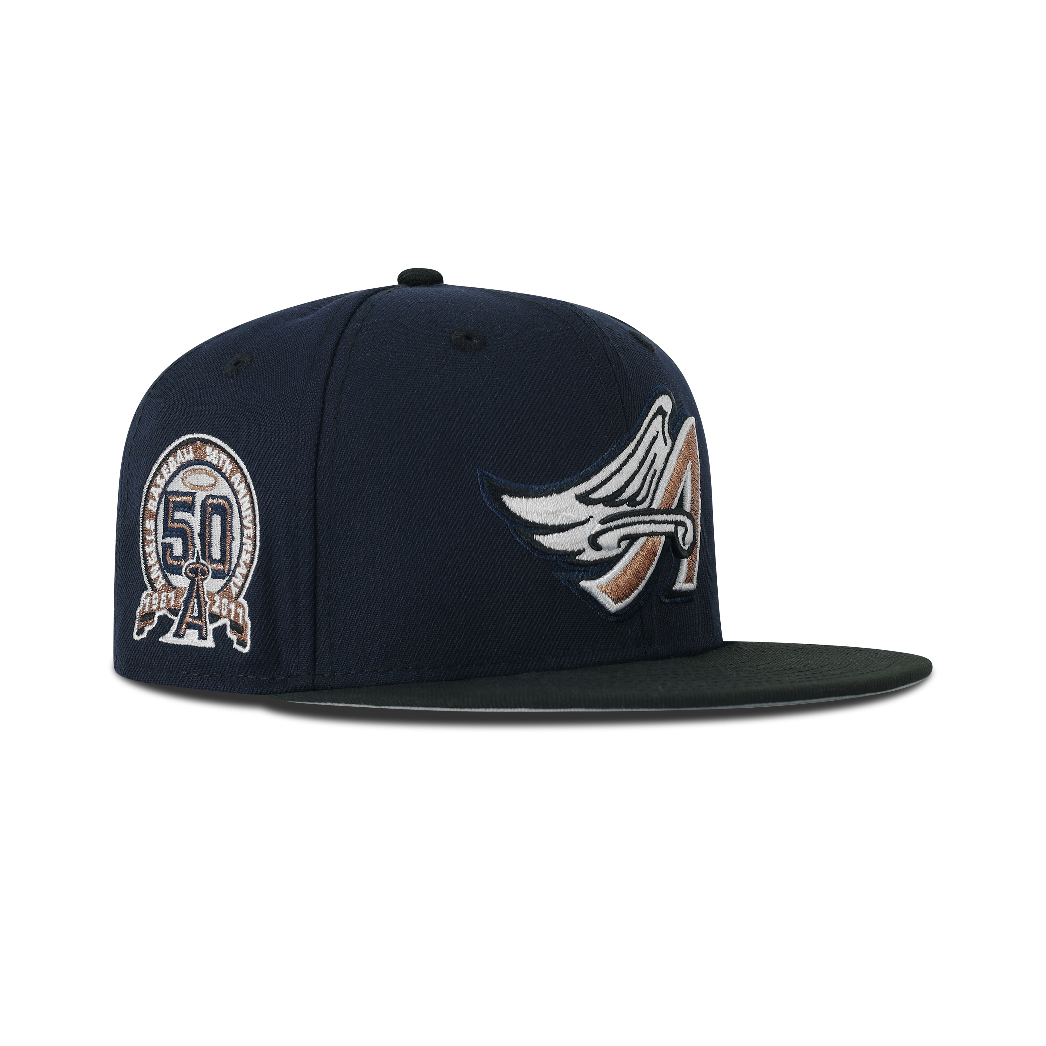 New Era L.A. Anaheim Angels Fitted Grey Bottom 