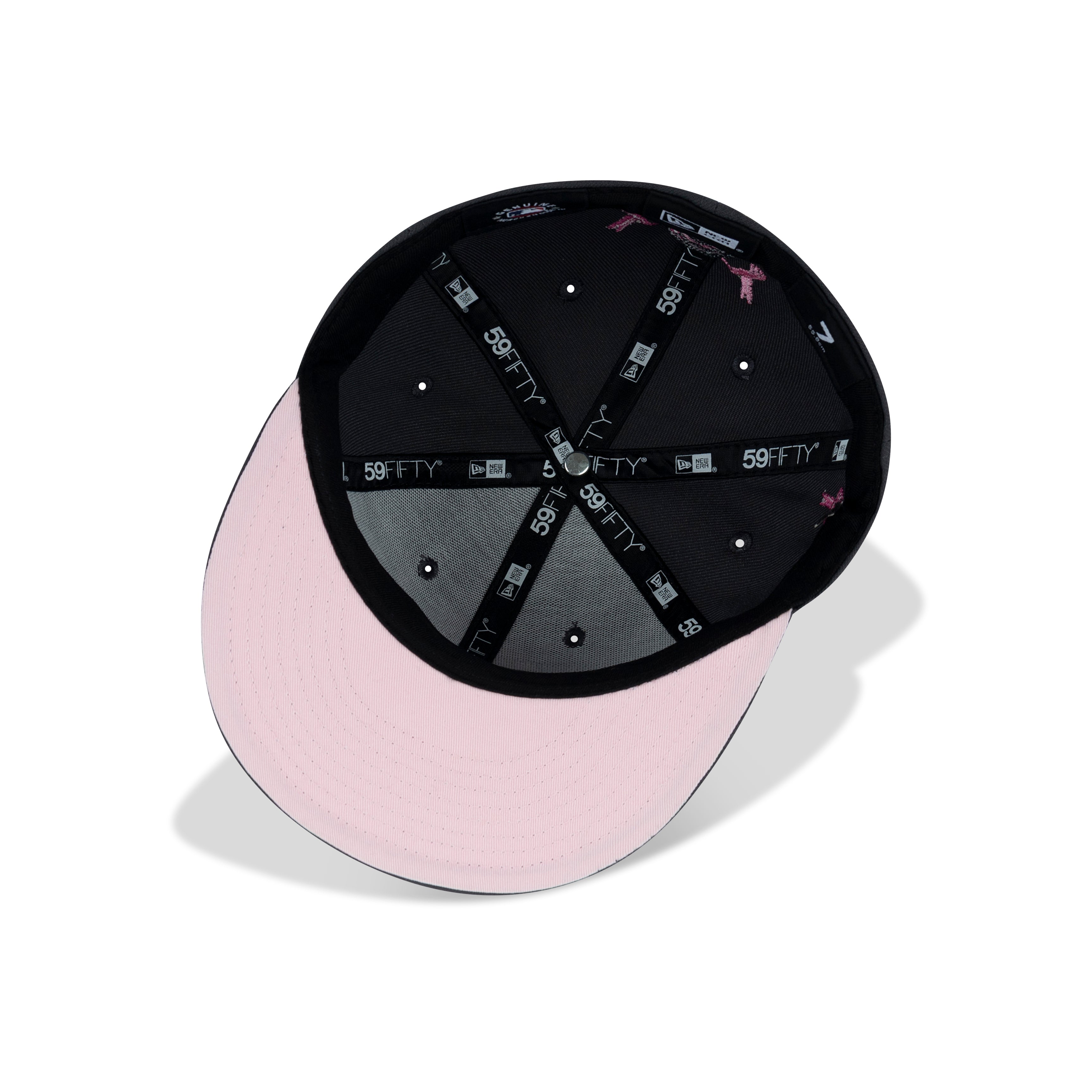 New Era L.A. Anaheim Angels Dia De Muertos Fitted Pink Bottom 