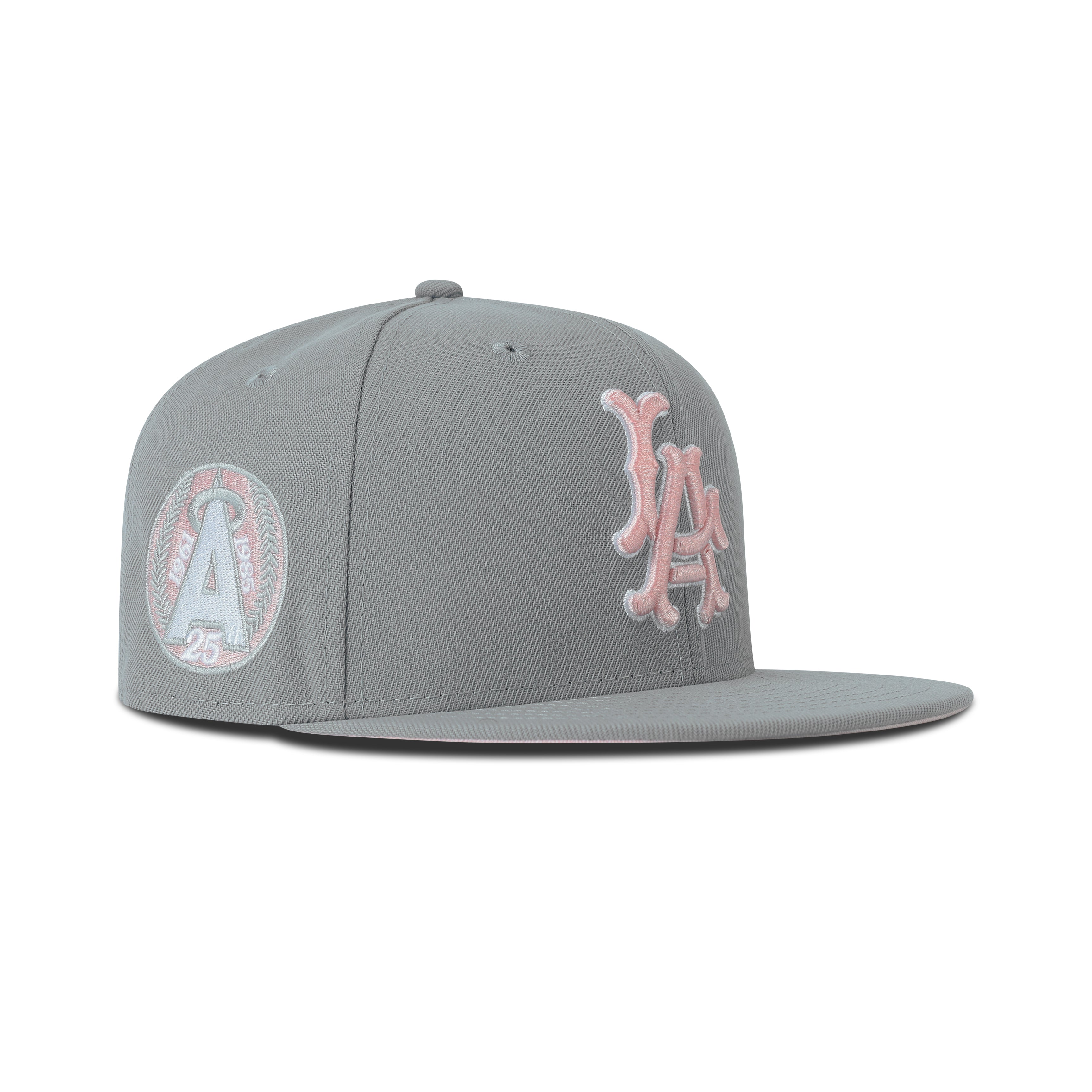 New Era L.A. Anaheim Angels Fitted Pink Bottom 