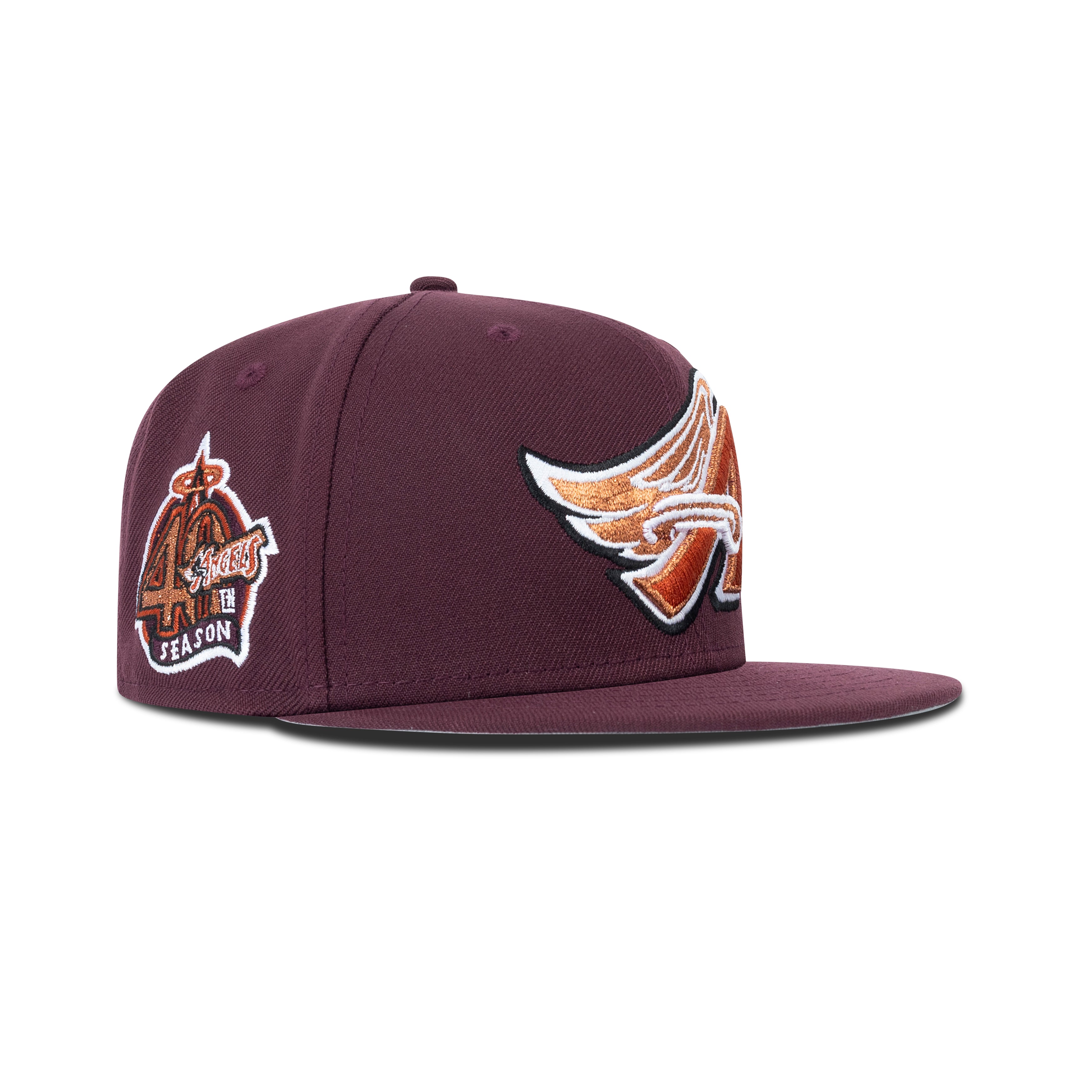 New Era L.A. Anaheim Angels Fitted Grey Bottom 