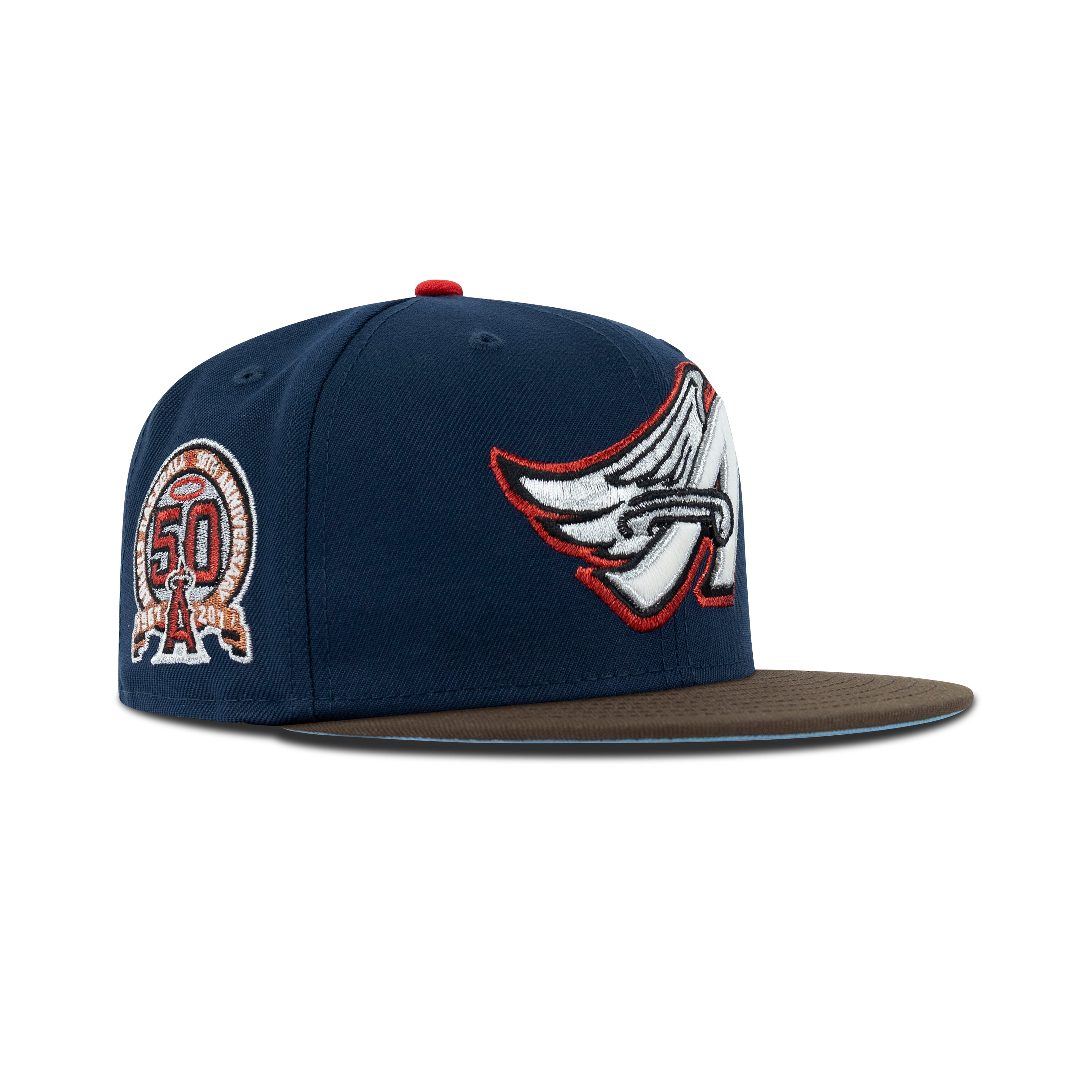New Era L.A. Anaheim Angels Fitted Sky Bottom 