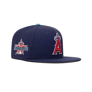 New Era L.A. Anaheim Angels Fitted Grey Bottom "Navy Red" (2010 All Star Game Embroidery)