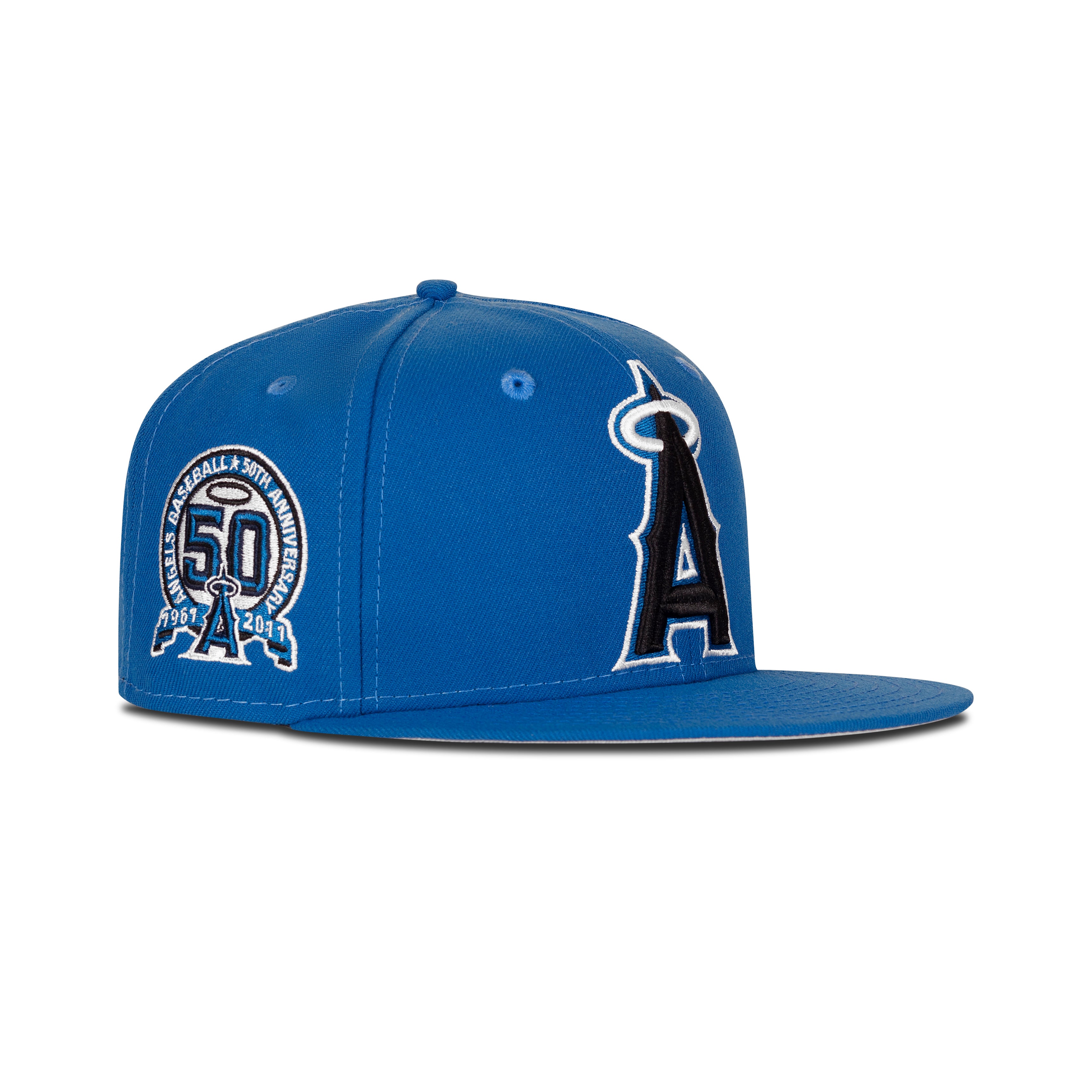 New Era L.A. Anaheim Angels Fitted Dark Grey Bottom 