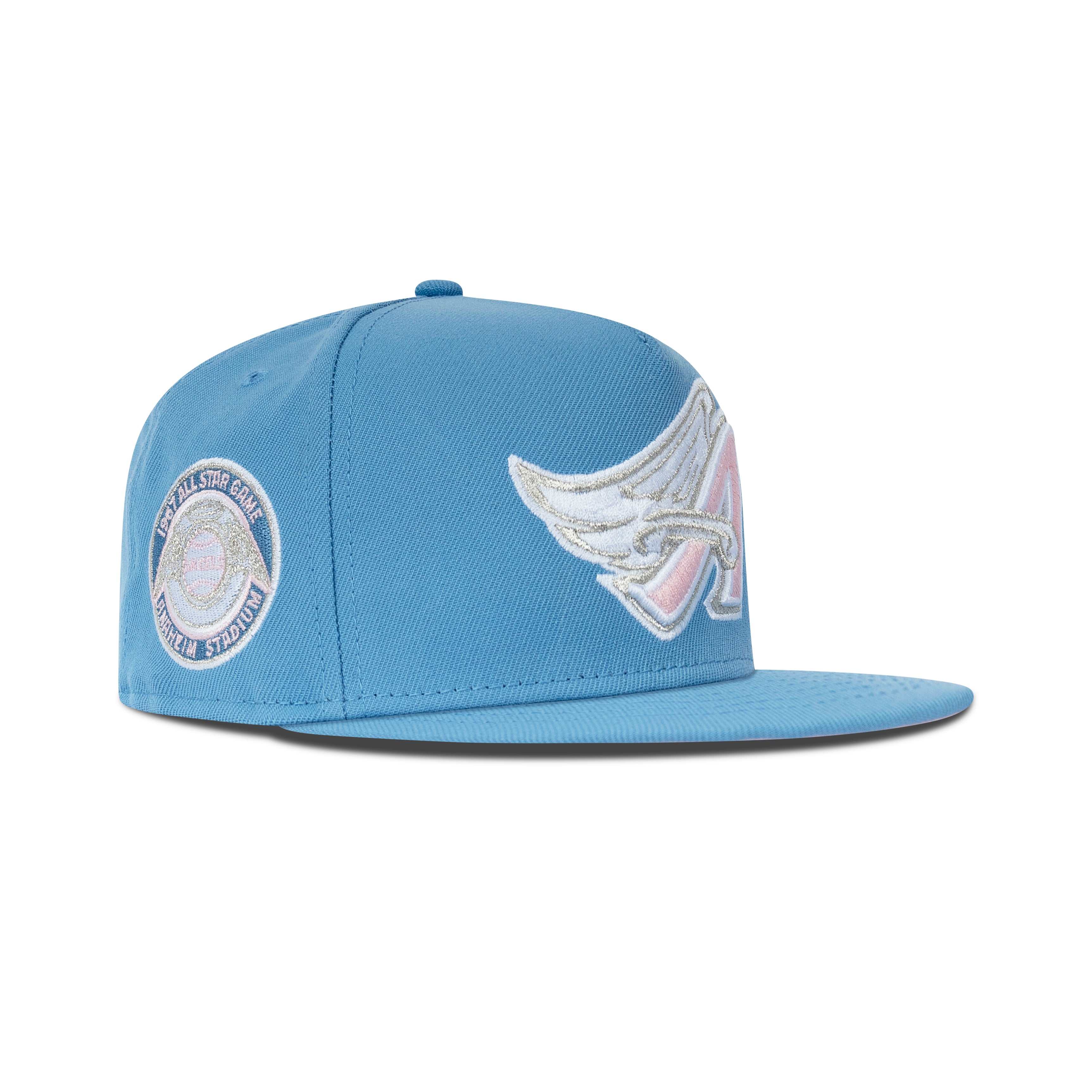 New Era L.A. Anaheim Angels A-Frame Snapback Pink Bottom 