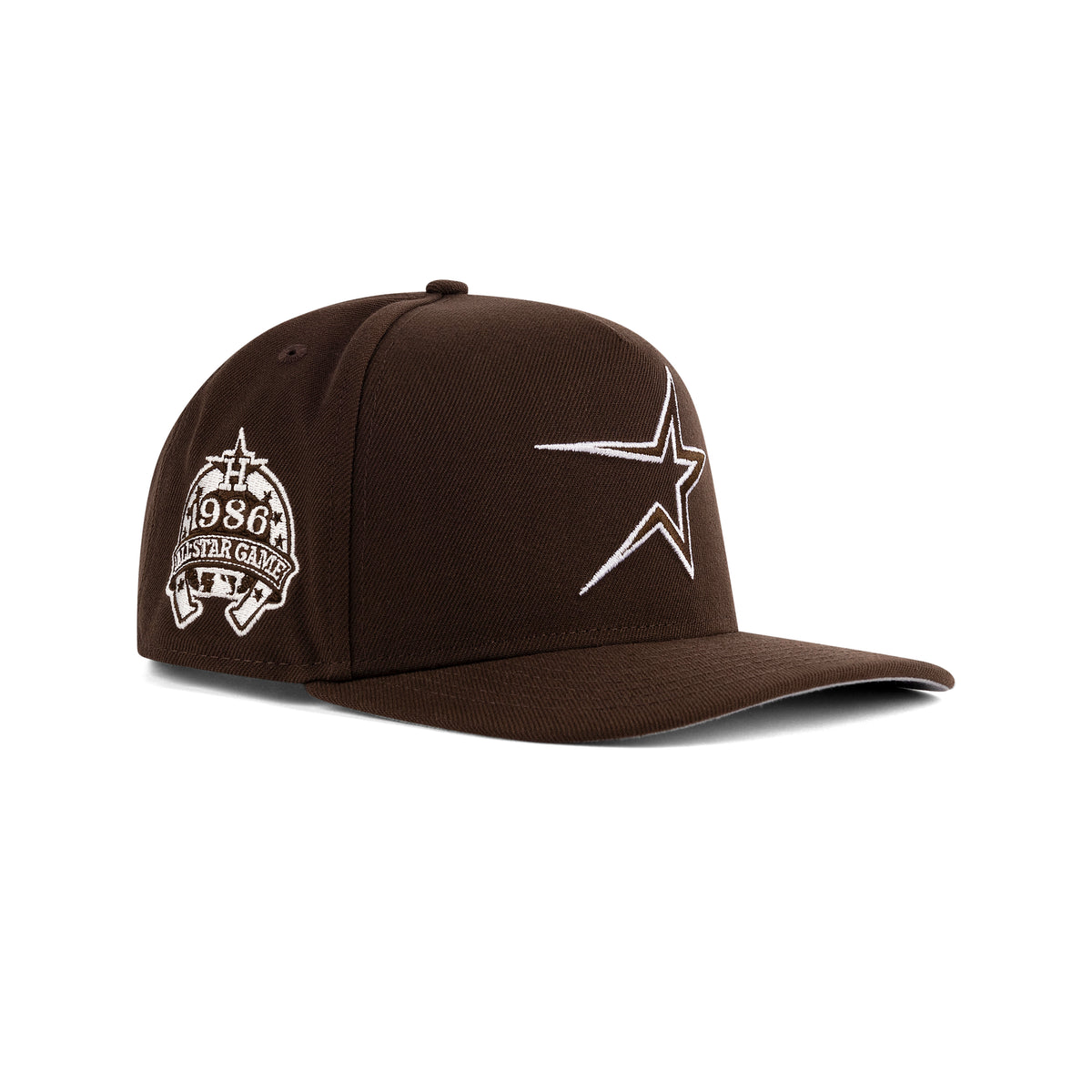 New Era Houston Astros A-Frame Snapback Grey Bottom 