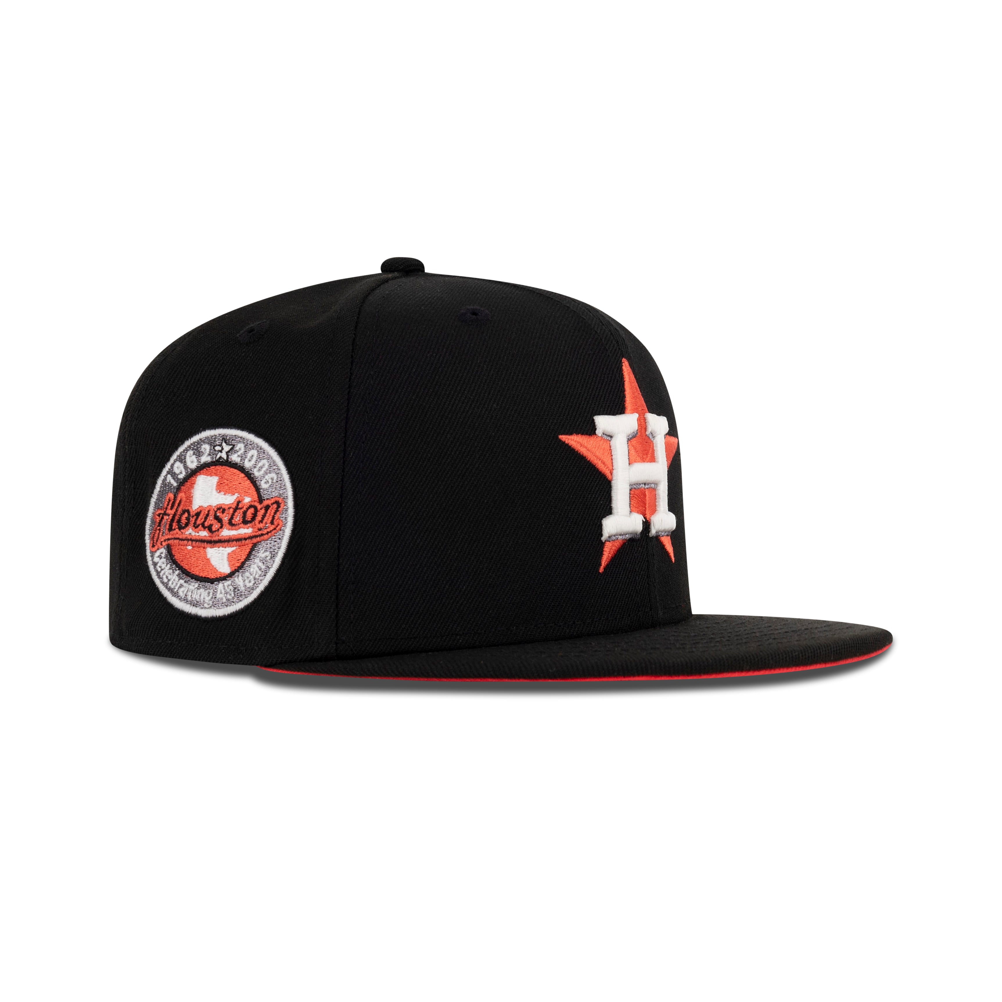 New Era Houston Astros Fitted Lava Red Bottom 