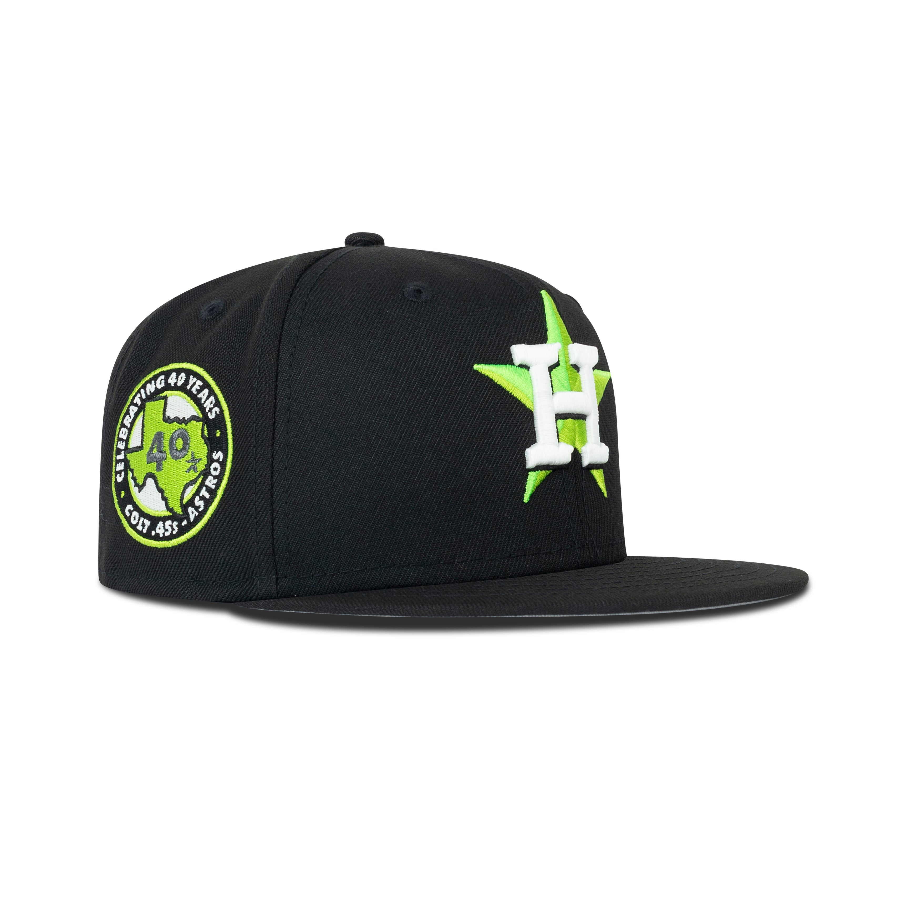 New Era Houston Astros H Logo Fitted Grey Bottom 