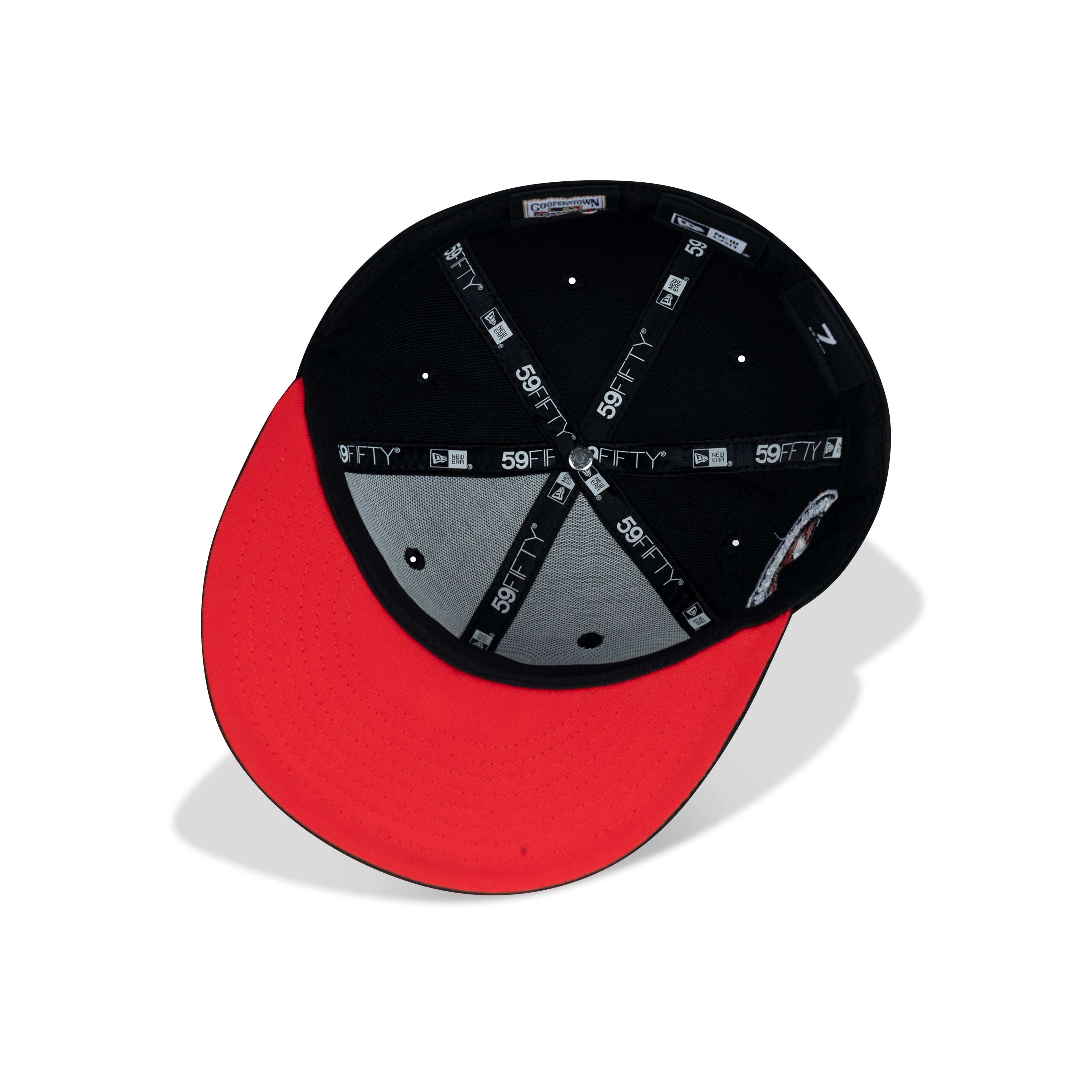 New Era Houston Astros H Logo Fitted Red Bottom 