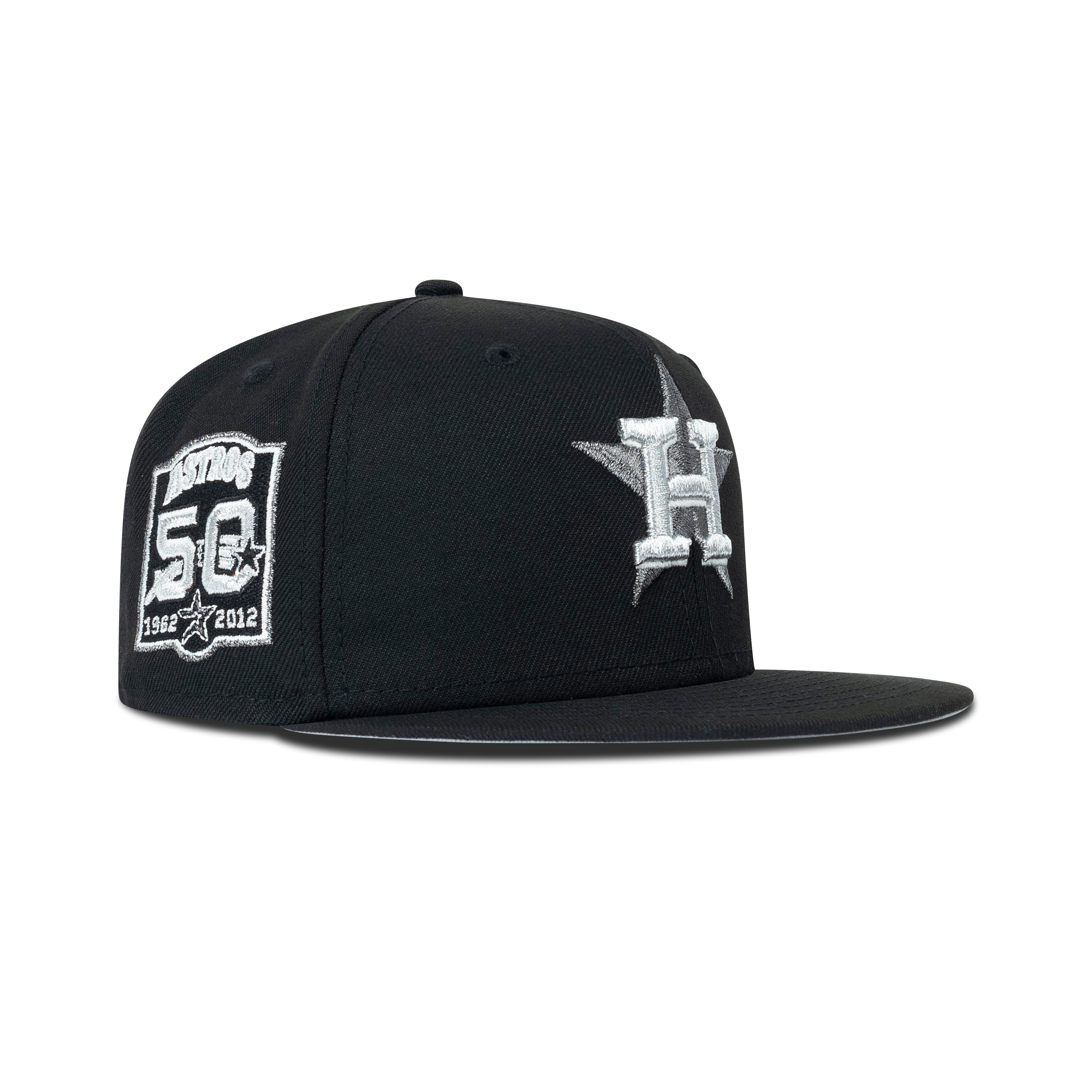 New Era Houston Astros H Logo Fitted Grey Bottom 