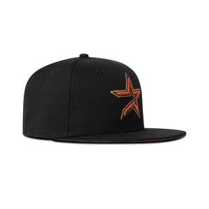 New Era Houston Astros Fitted Copper Bottom "Black Copper"