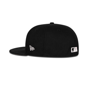 New Era Houston Astros Fitted Pink Bottom "Black White Pink" (45th Anniversary Embroidery)