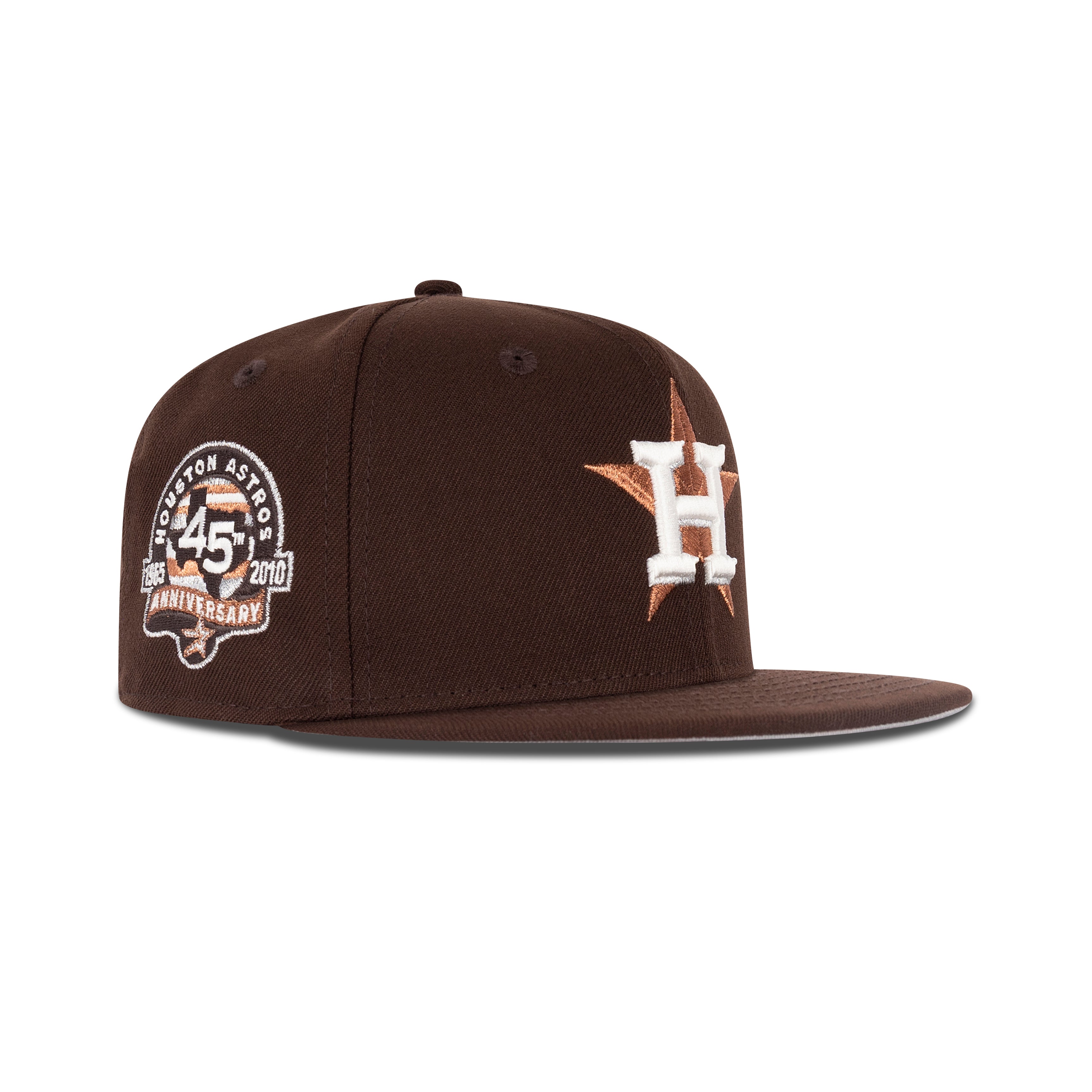 New Era Houston Astros H Logo Fitted Grey Bottom 