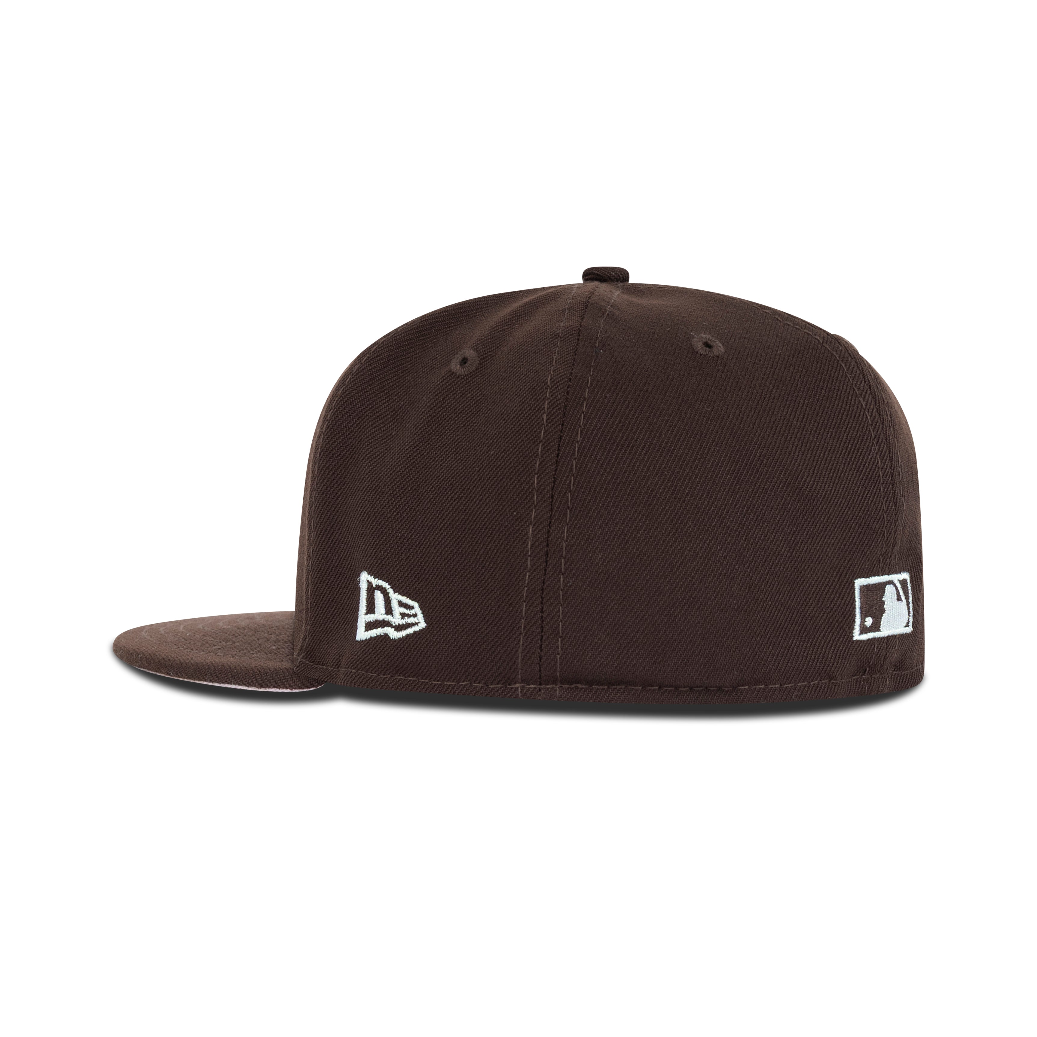 New Era Houston Astros H Logo Fitted Pink Bottom 