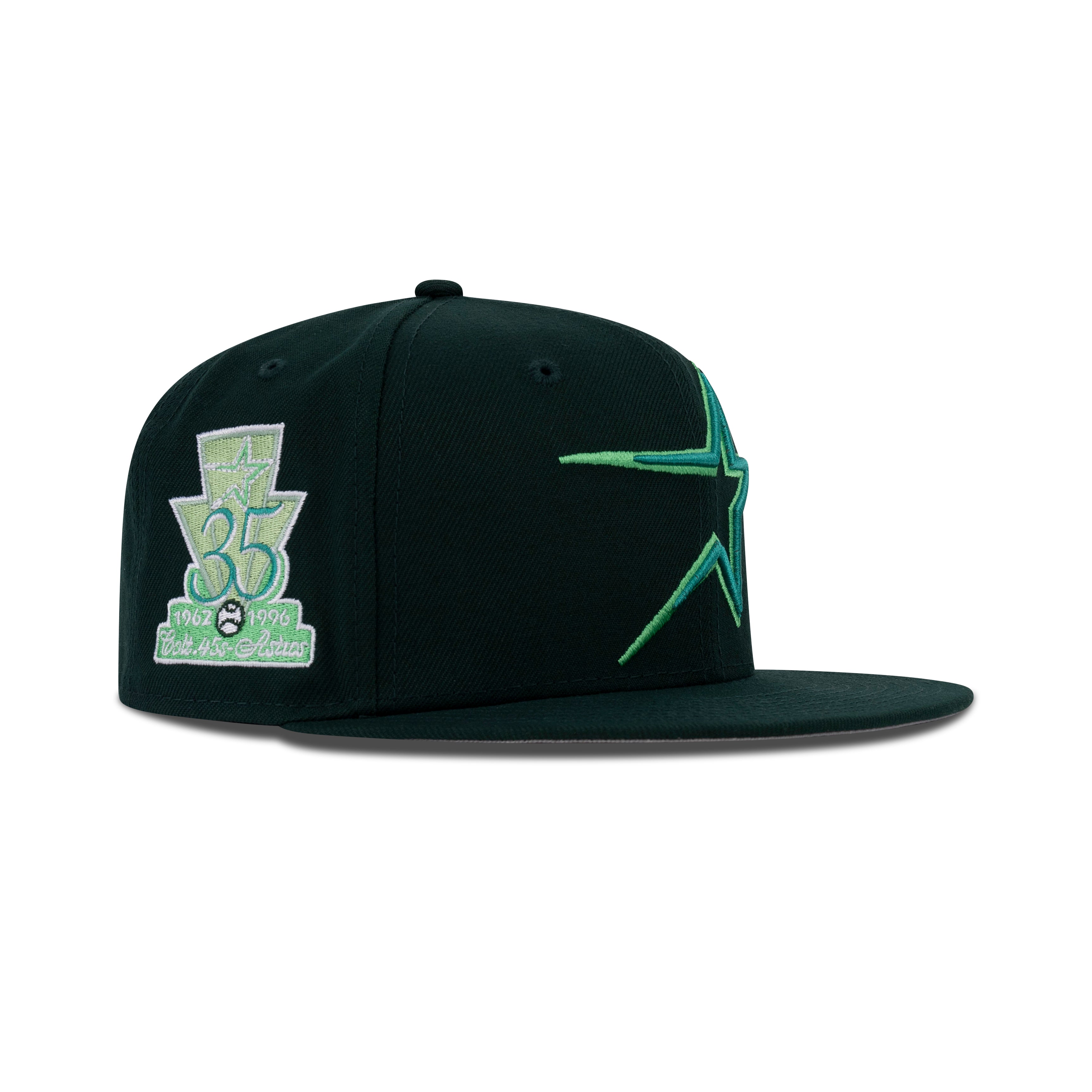 New Era Houston Astros Fitted Grey Bottom 