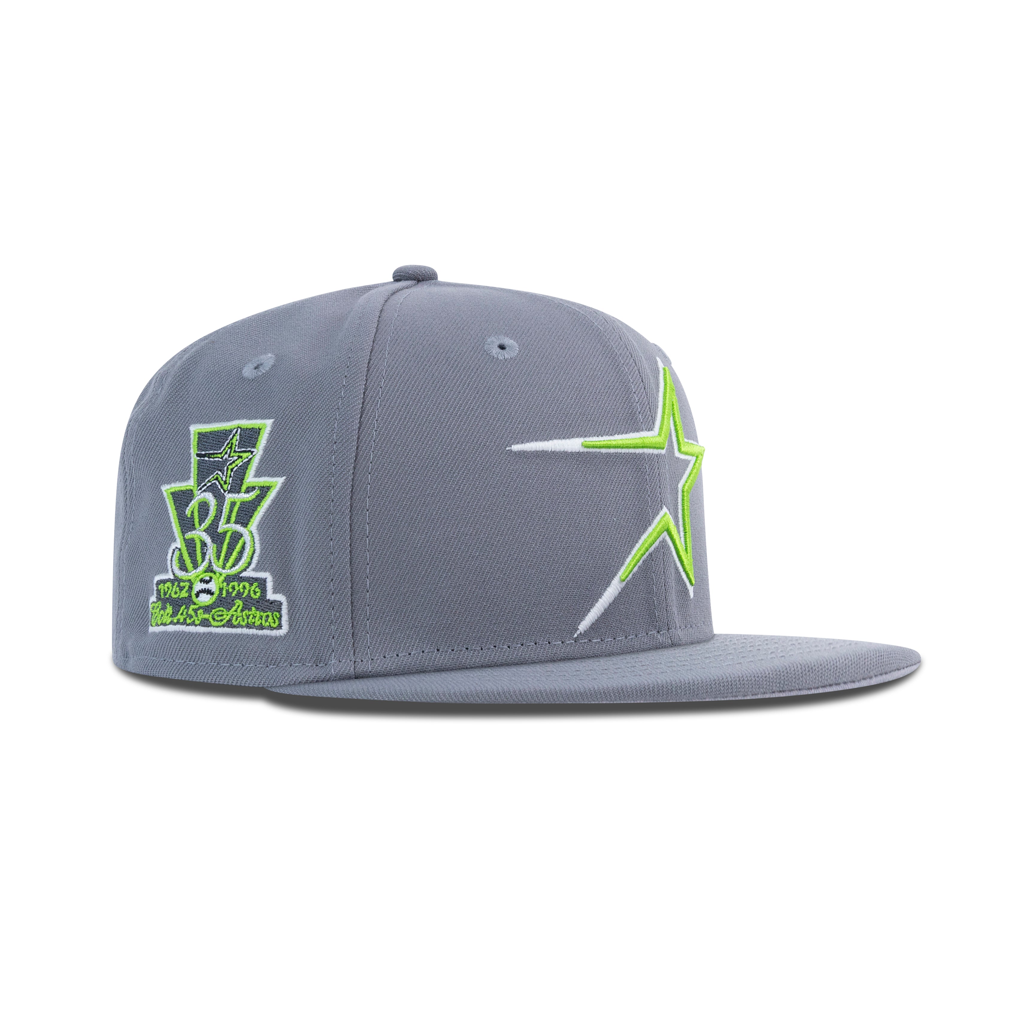New Era Houston Astros Fitted Grey Bottom 