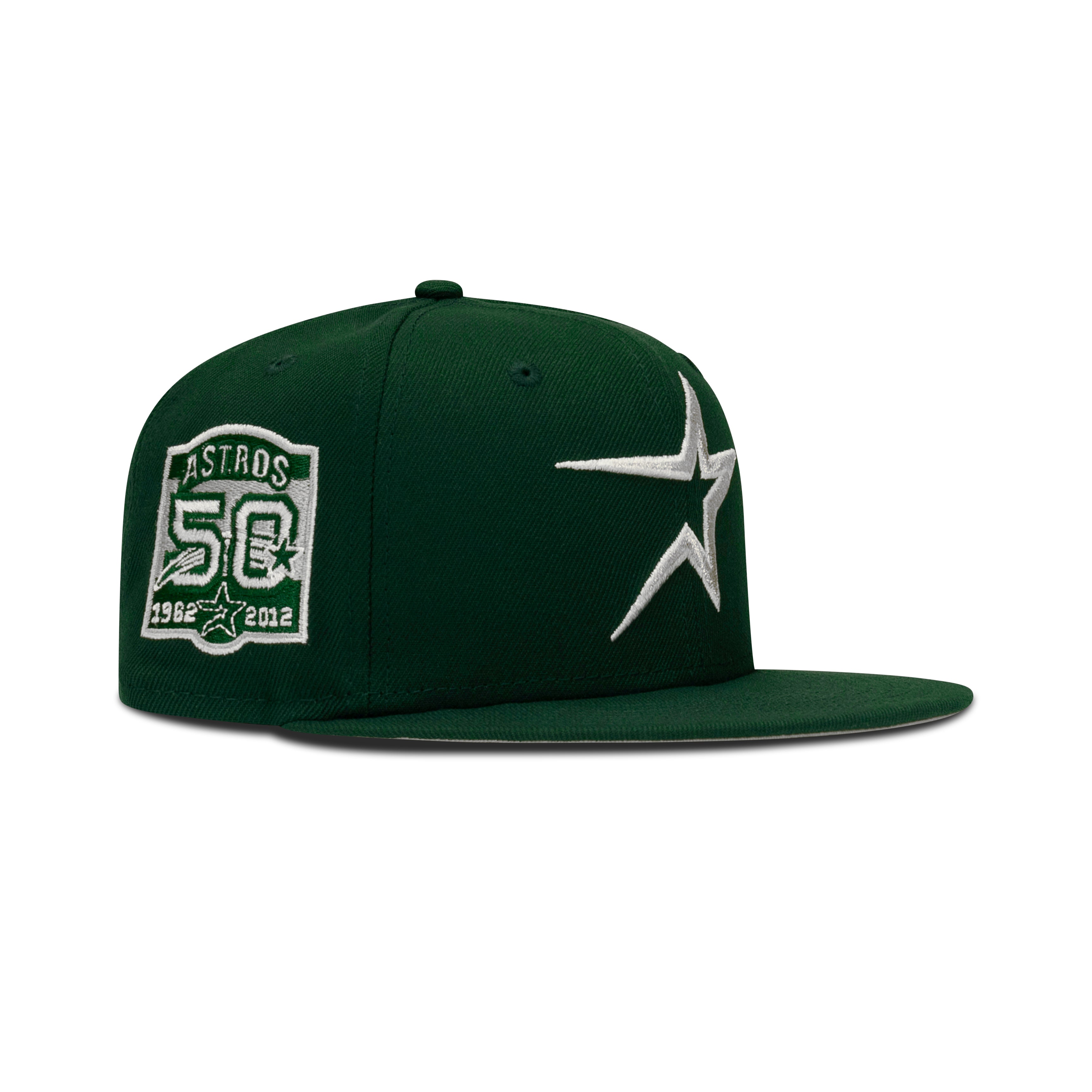 New Era Houston Astros Fitted Grey Bottom 