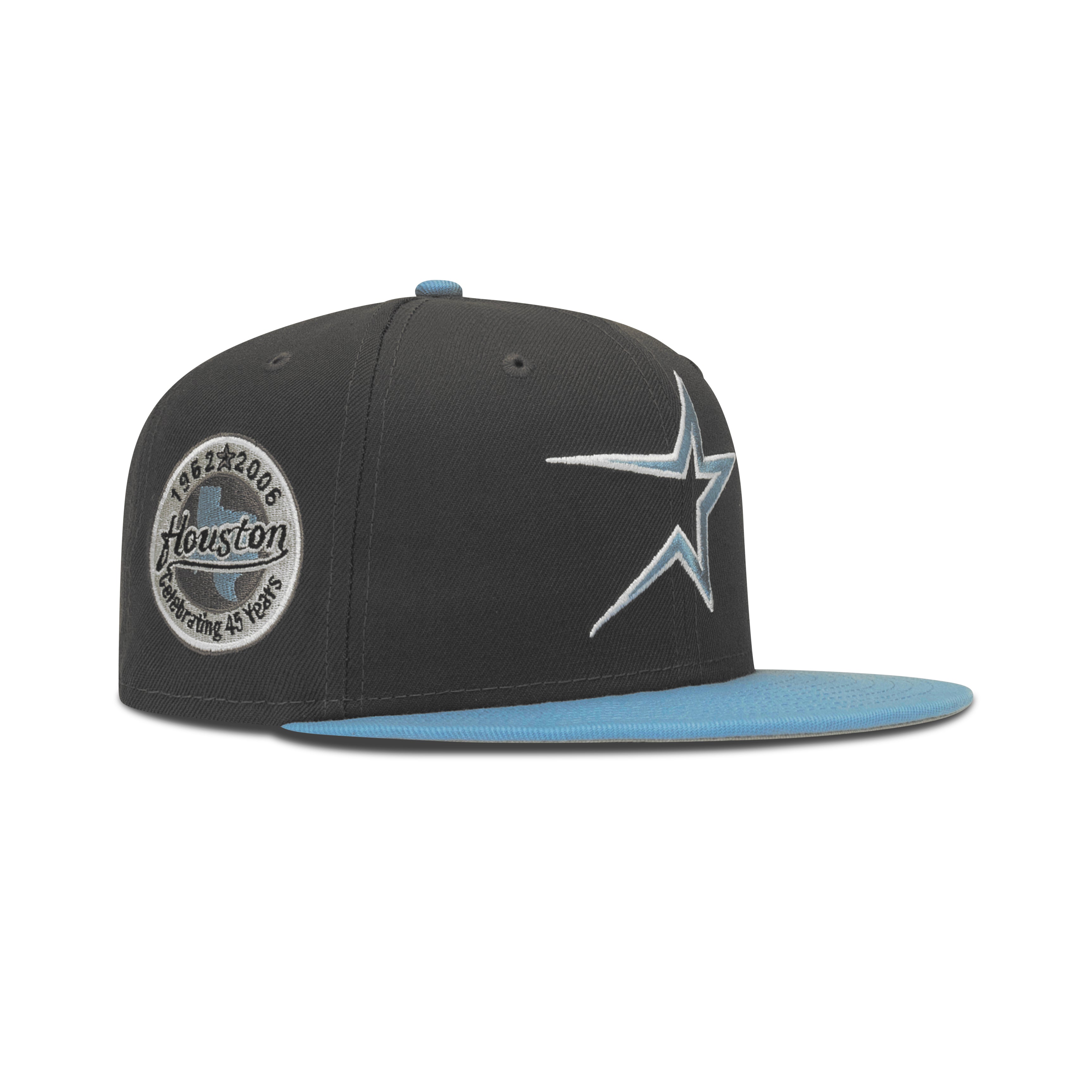 New Era Houston Astros Fitted Grey Bottom 