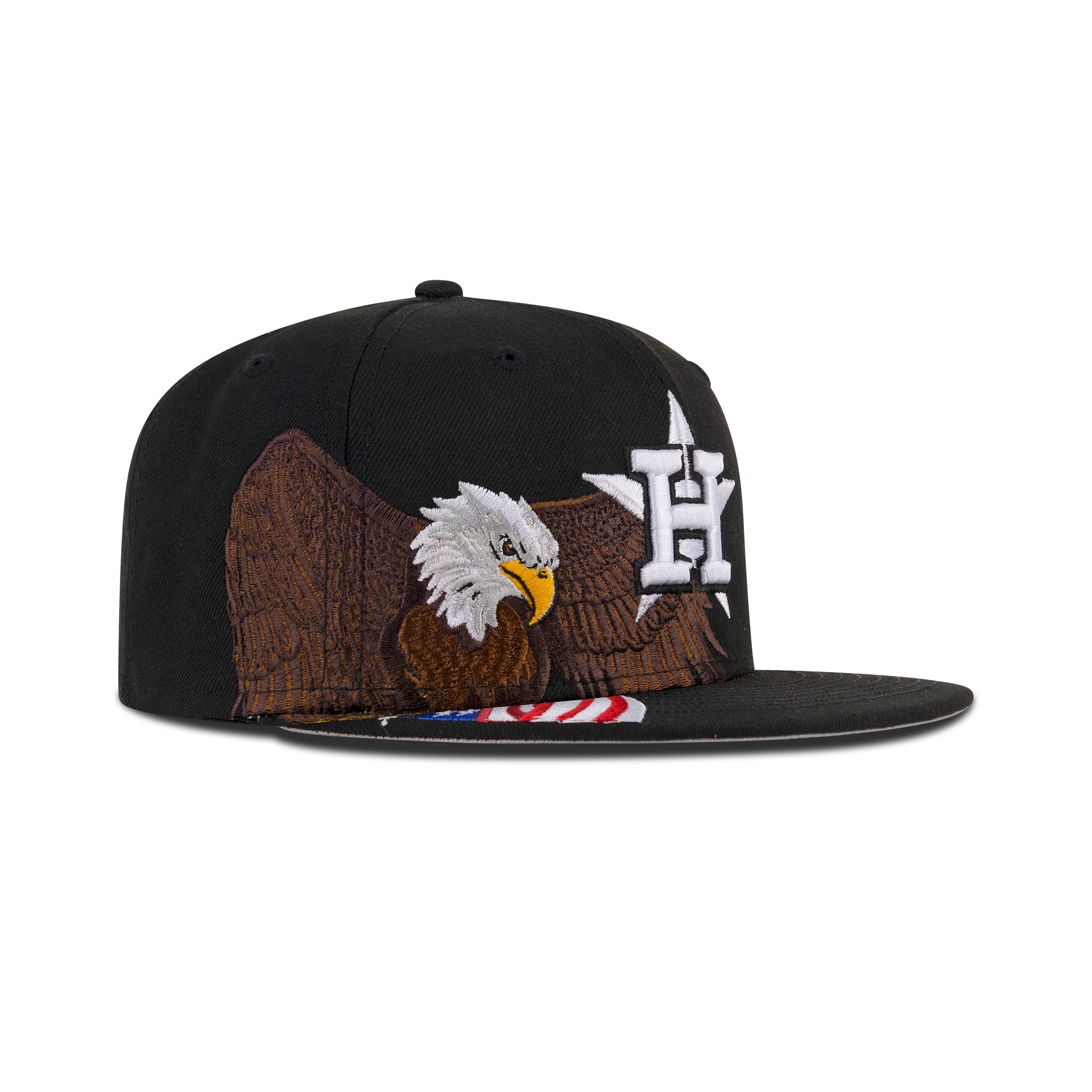 New Era Houston Astros Fitted Grey Bottom 