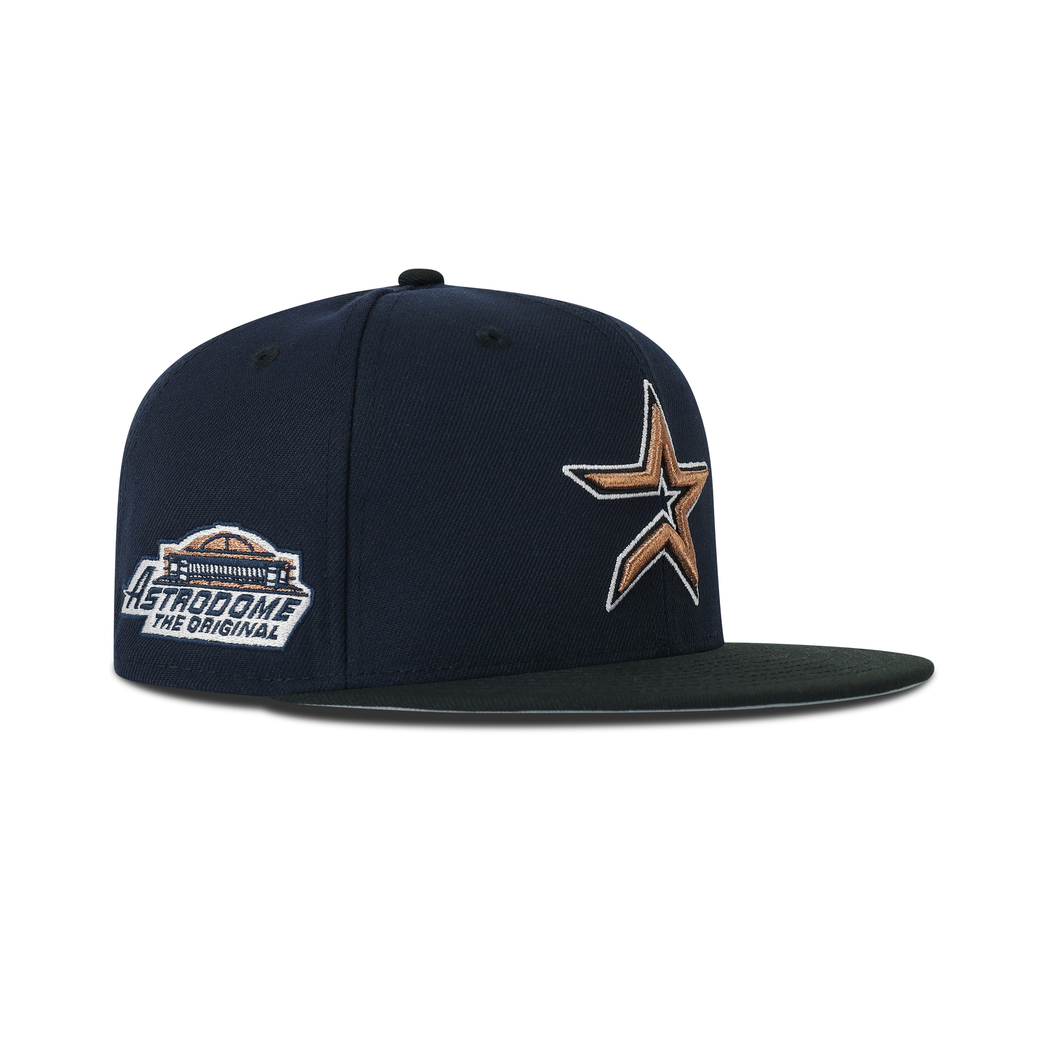 New Era Houston Astros Fitted Grey Bottom 