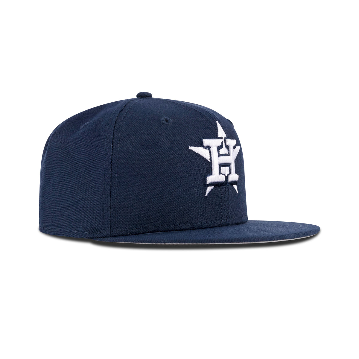 New Era Houston Astros Fitted Grey Bottom 