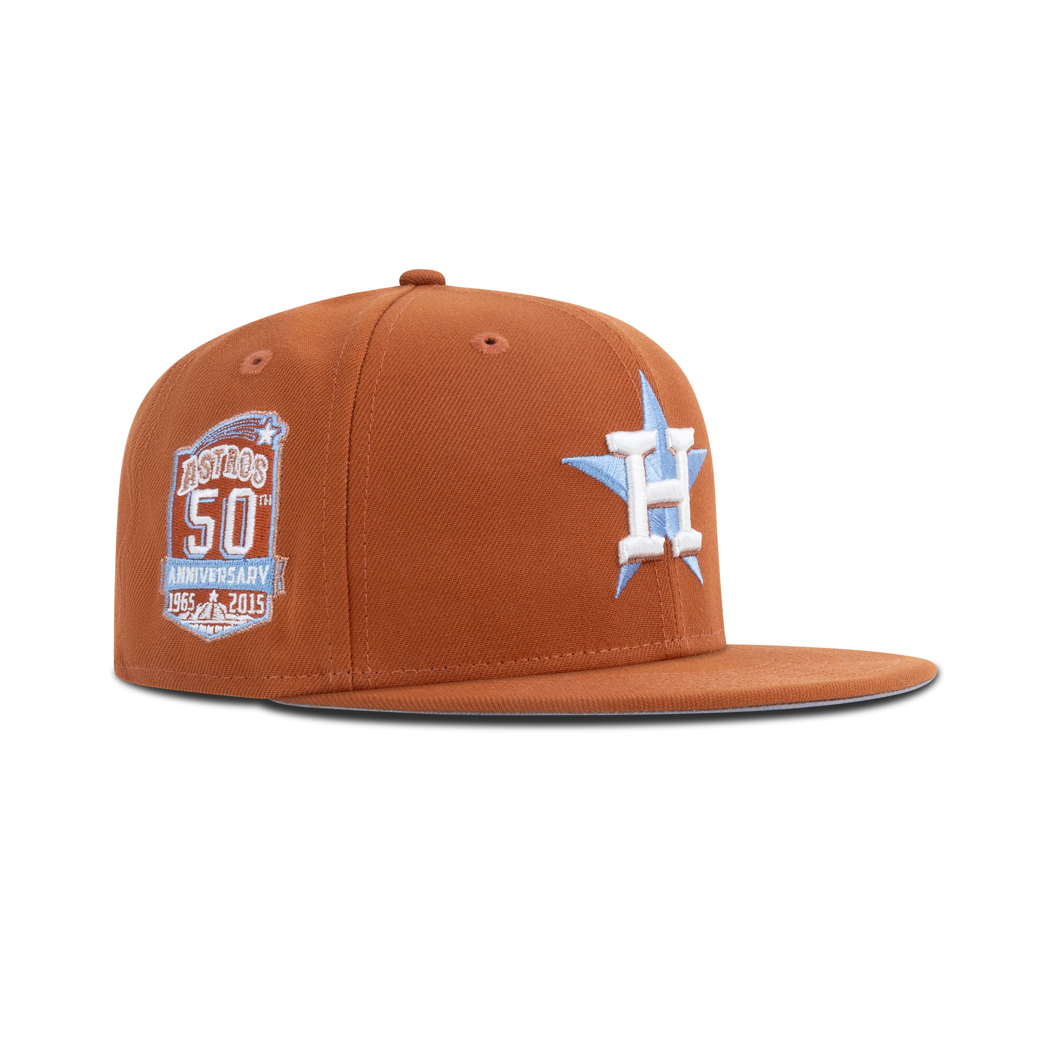 New Era Houston Astros Fitted Grey Bottom 