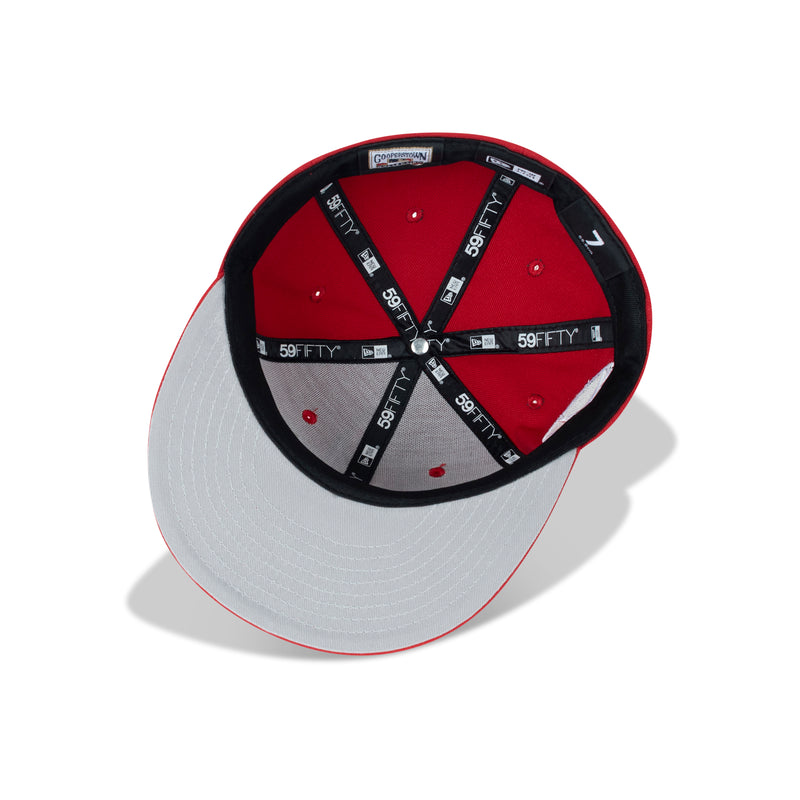 New Era Houston Astros Fitted Grey Bottom 