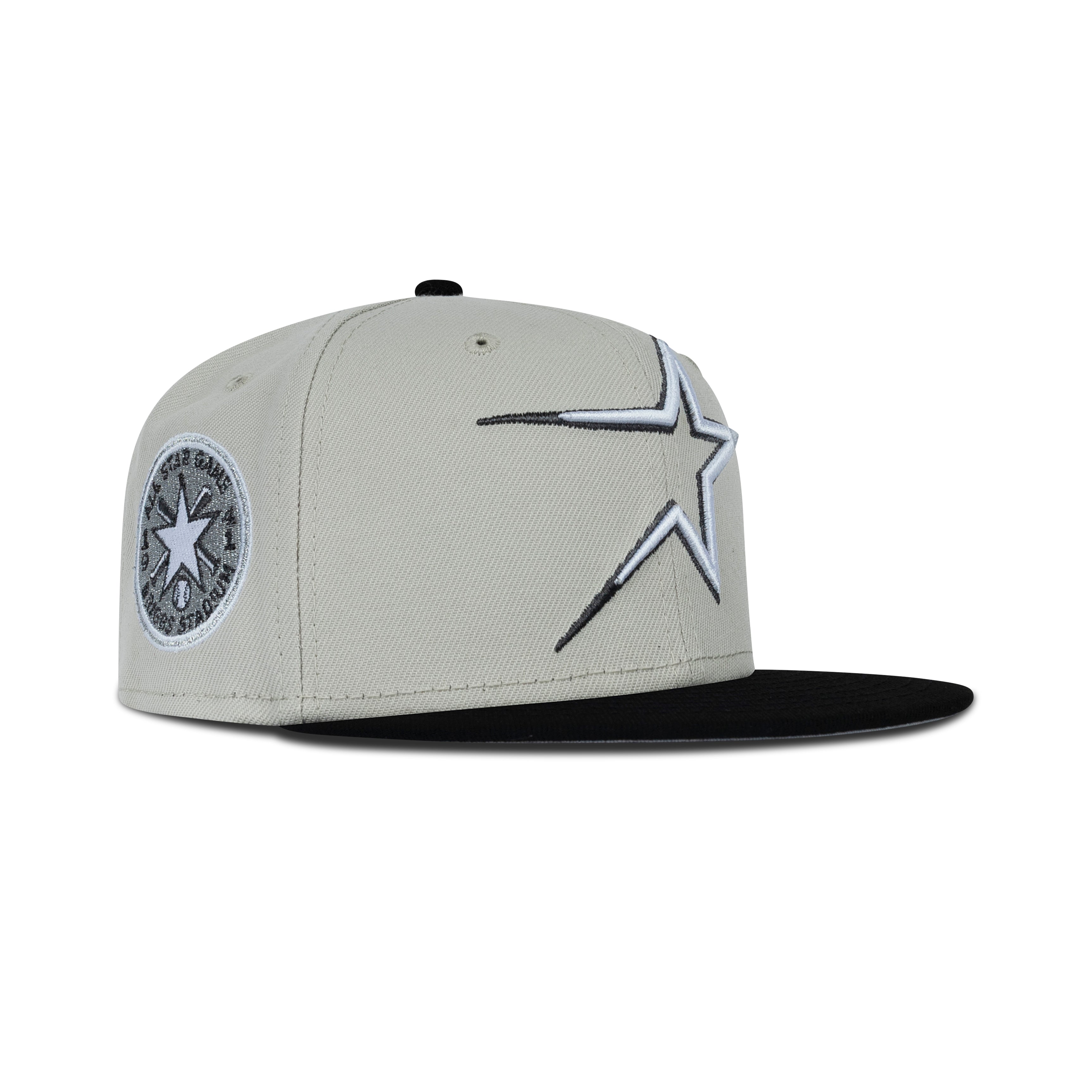 New Era Houston Astros Fitted Grey Bottom 
