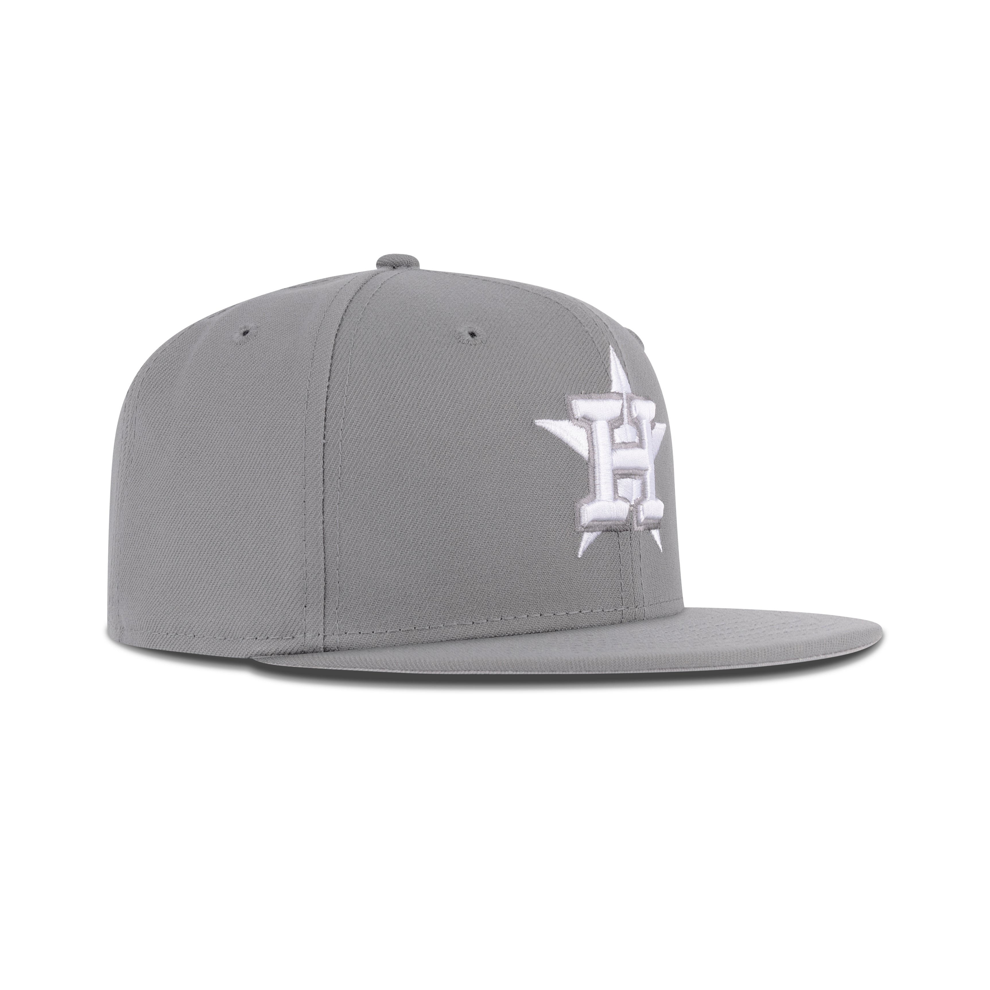 New Era Houston Astros Fitted Grey Bottom “Storm Gray White