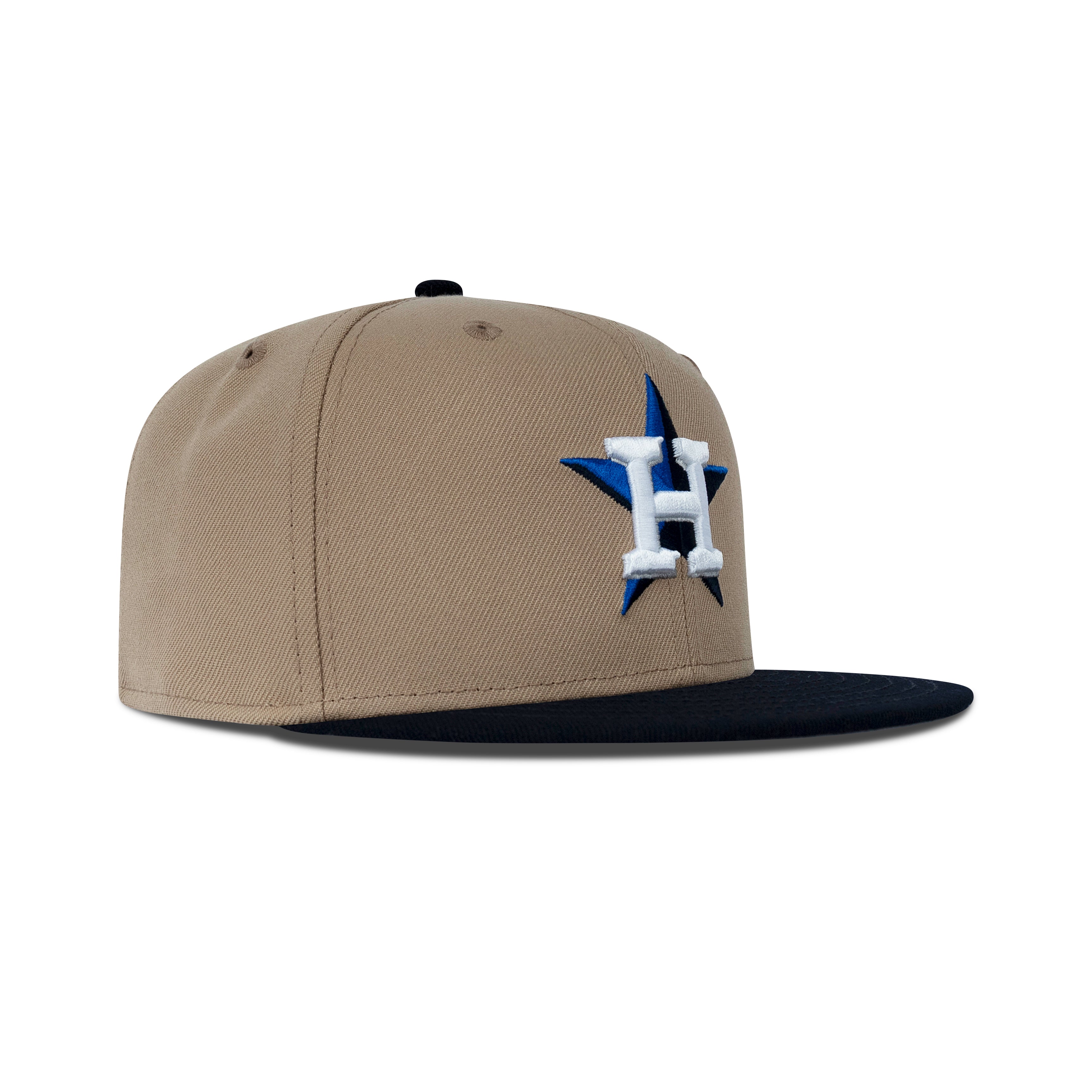 New Era Houston Astros Fitted Grey Bottom 