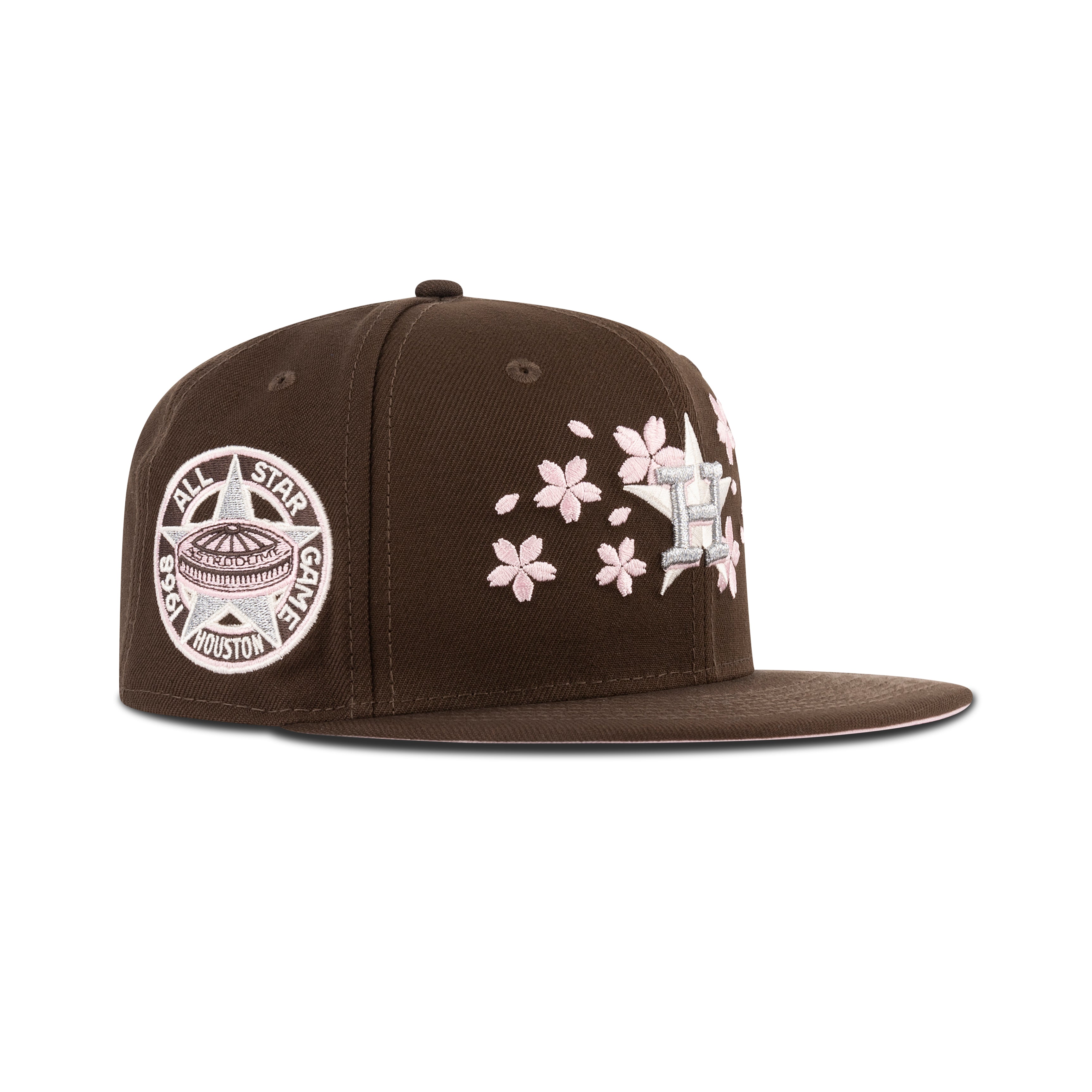 New Era Houston Astros Fitted Pink Bottom 
