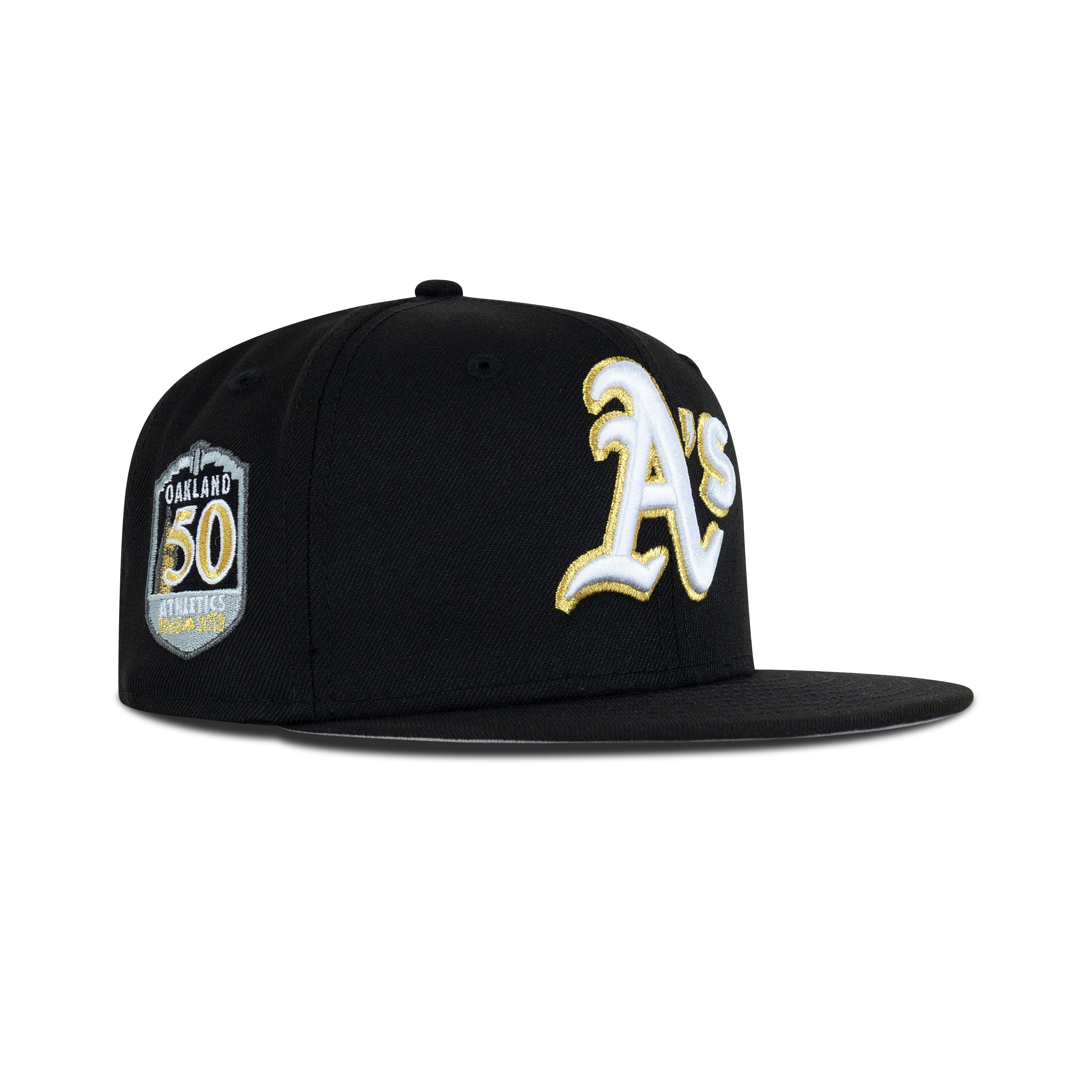 New Era Oakland's Athletics Fitted Grey Bottom 