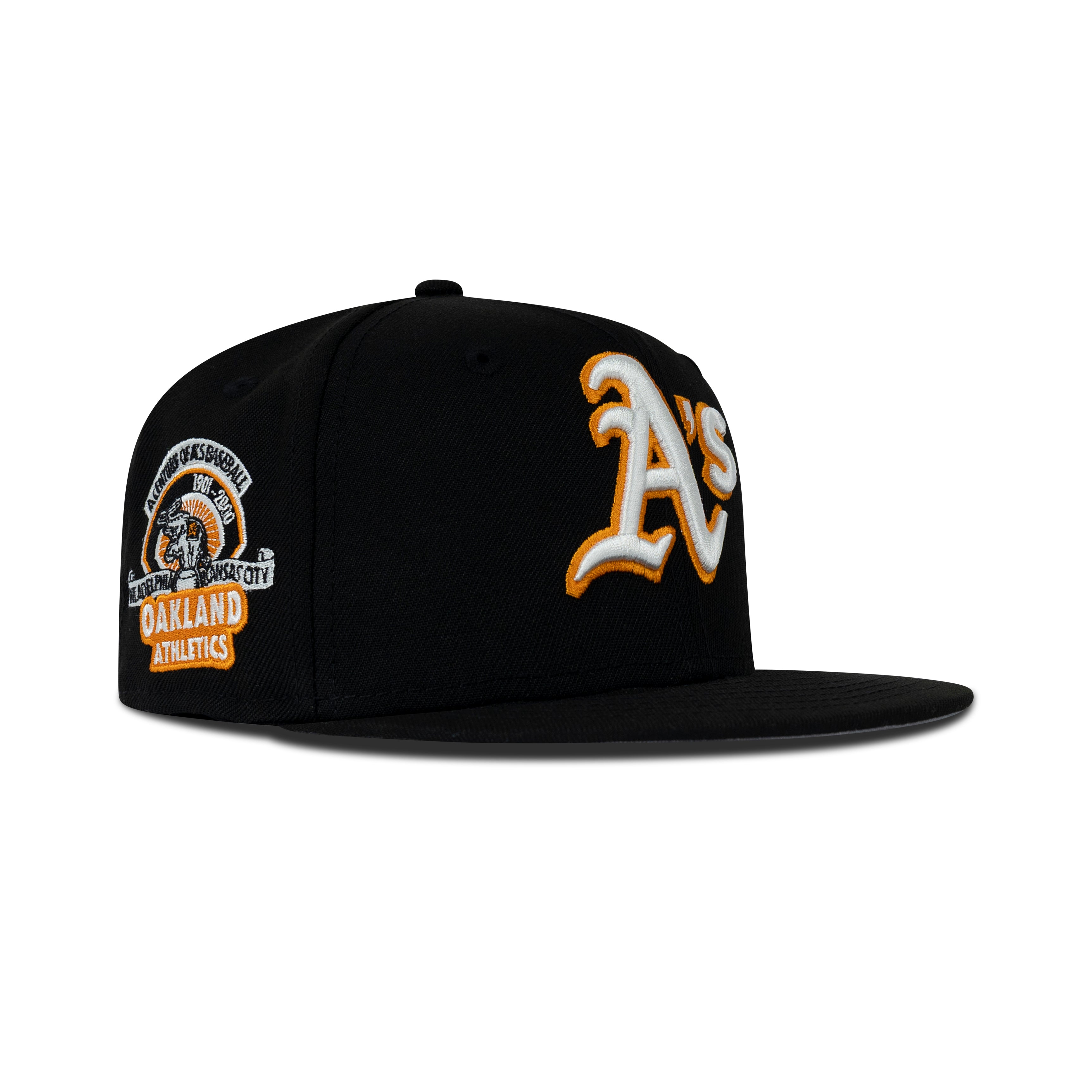 New Era Oakland's Athletics Fitted Grey Bottom 