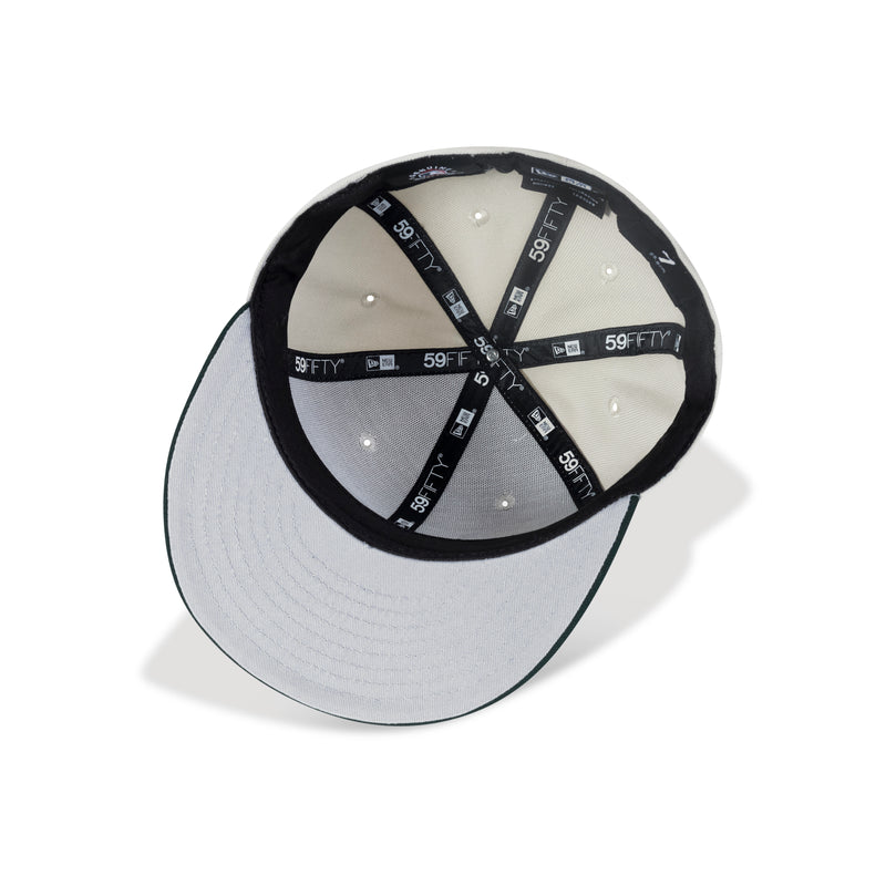 New Era Oakland Athletic's Fitted Grey Bottom 
