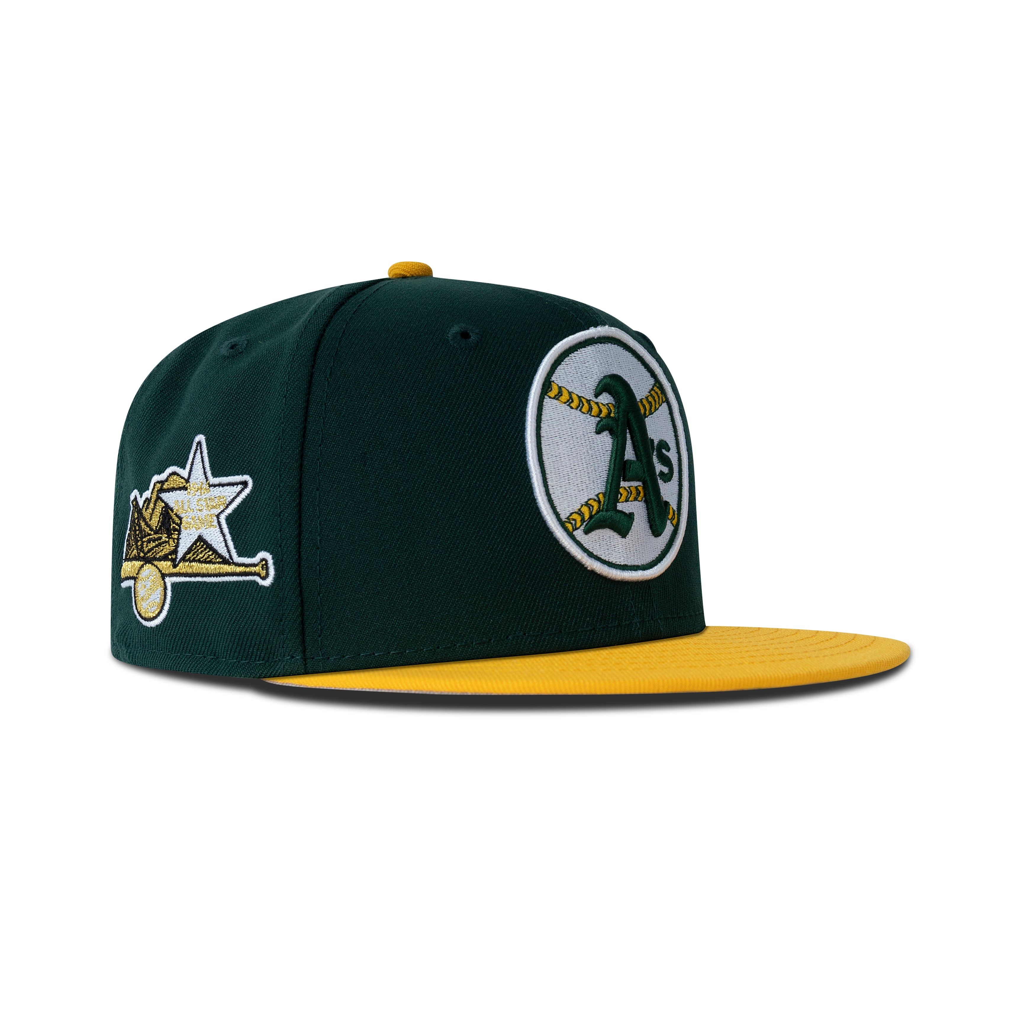 New Era Oakland Athletic's Fitted Grey Bottom 