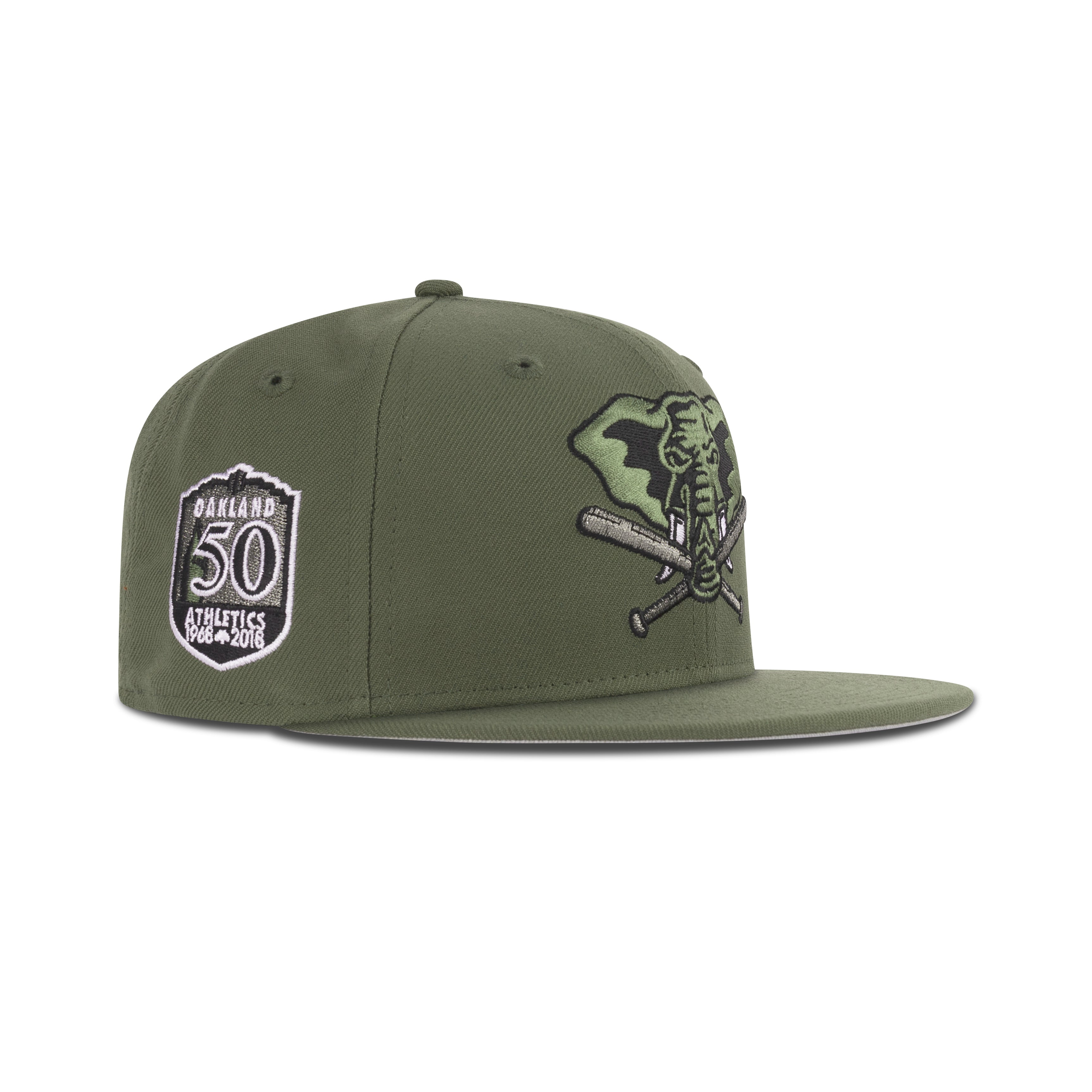 New Era Oakland Athletics Fitted Gray Bottom 