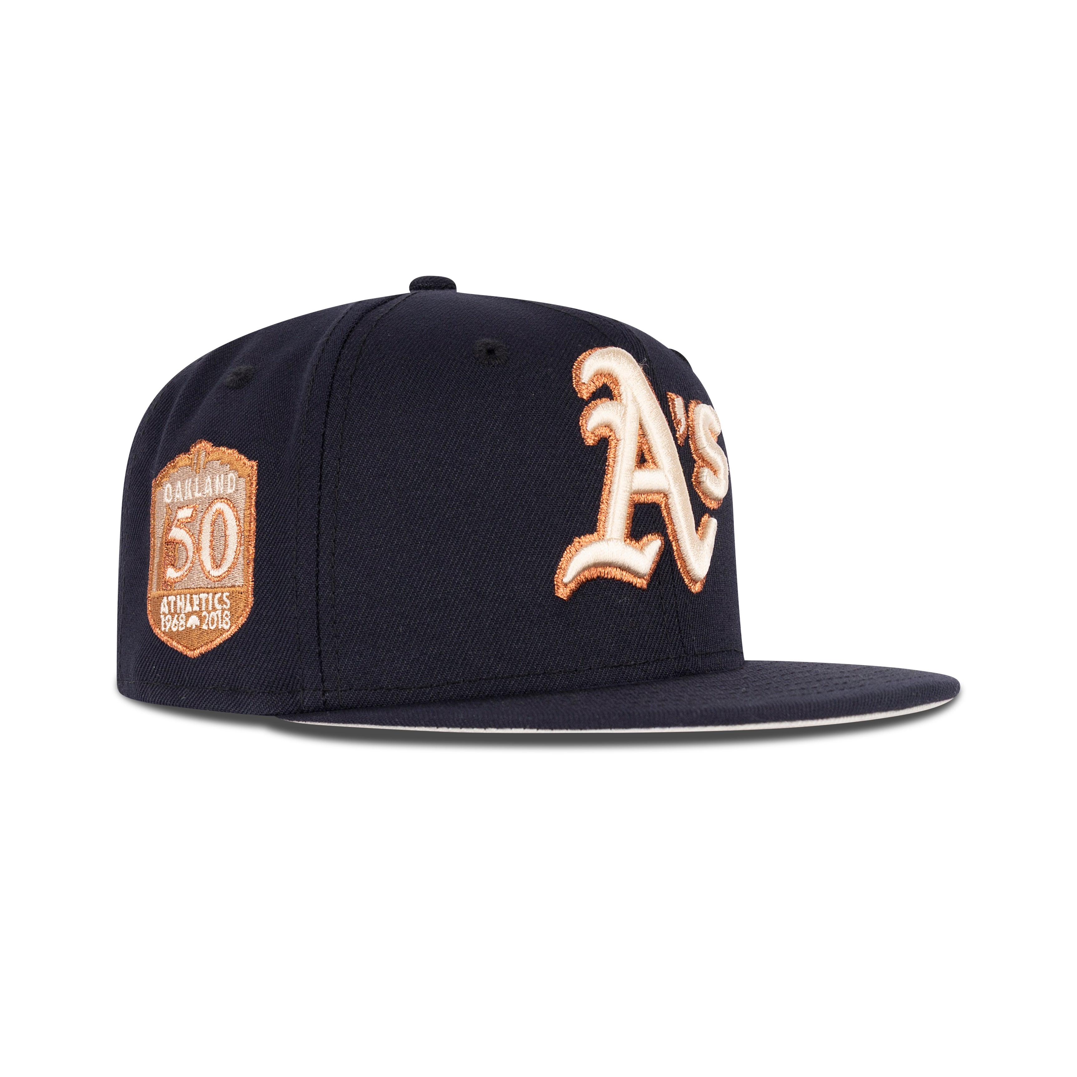 New Era Oakland's Athletics Fitted Stone Bottom 