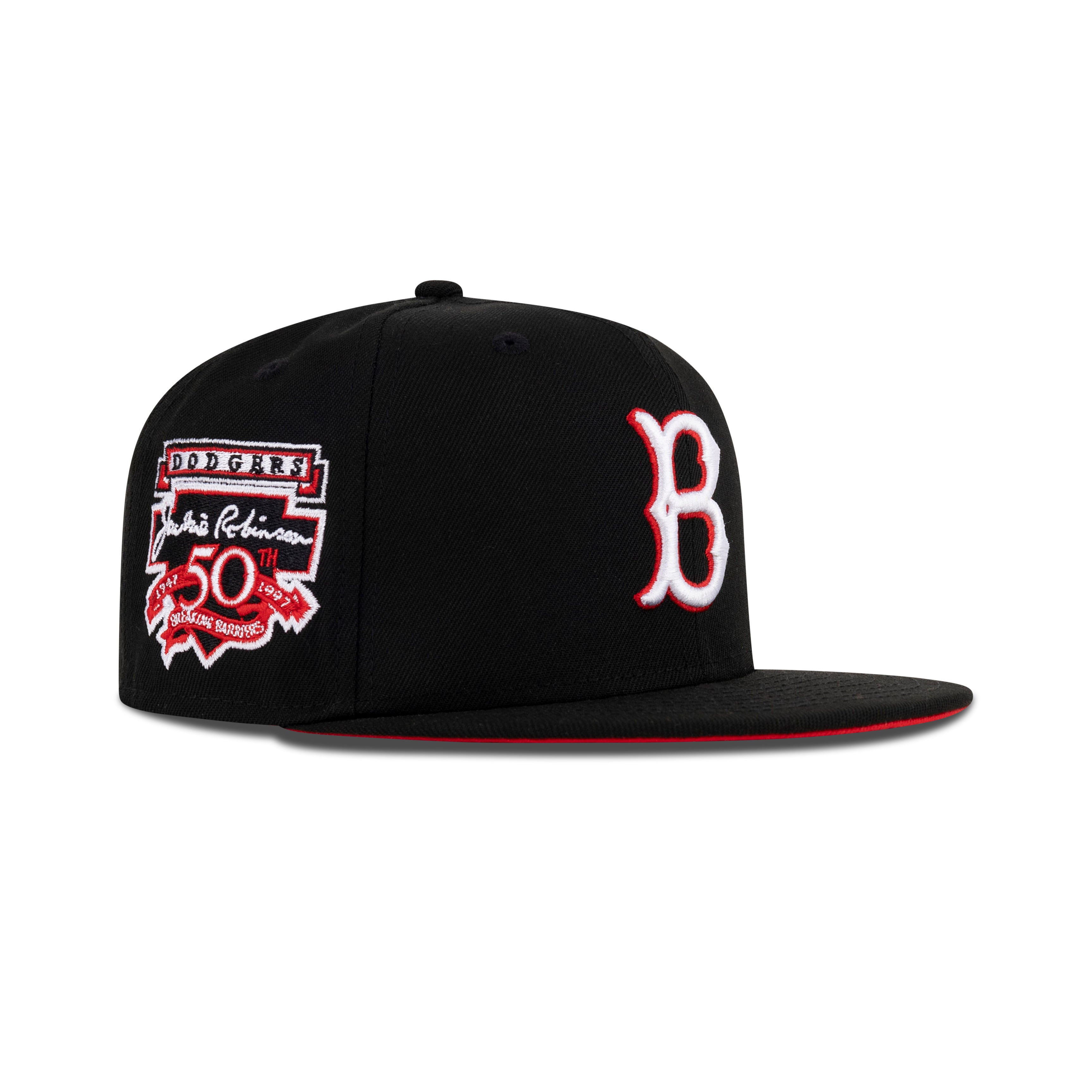 New Era Brooklyn Dodgers Fitted Front Door Red Bottom 