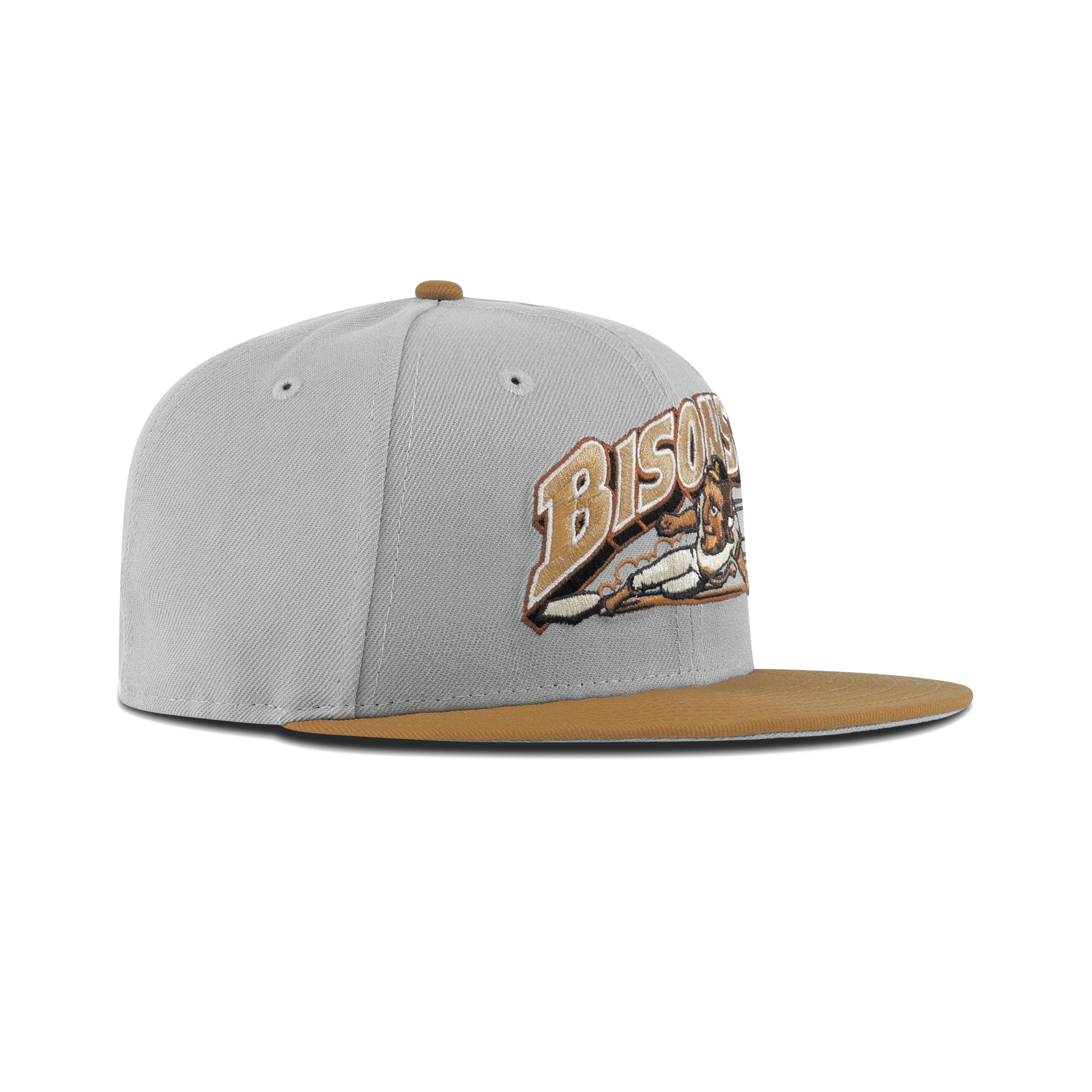 New Era Buffalo Bisons Fitted Grey Bottom 