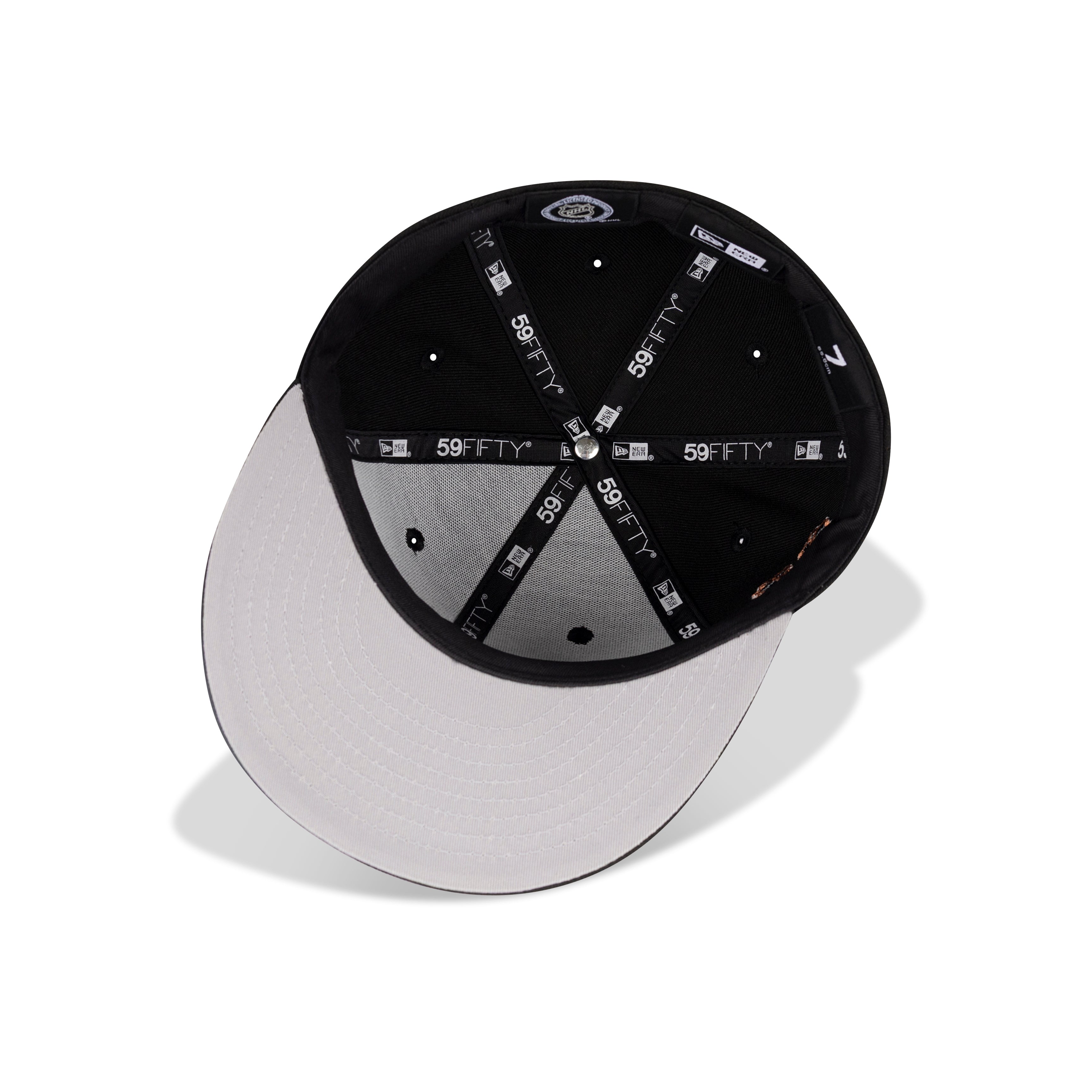 New Era Chicago Blackhawks Fitted Grey Bottom 