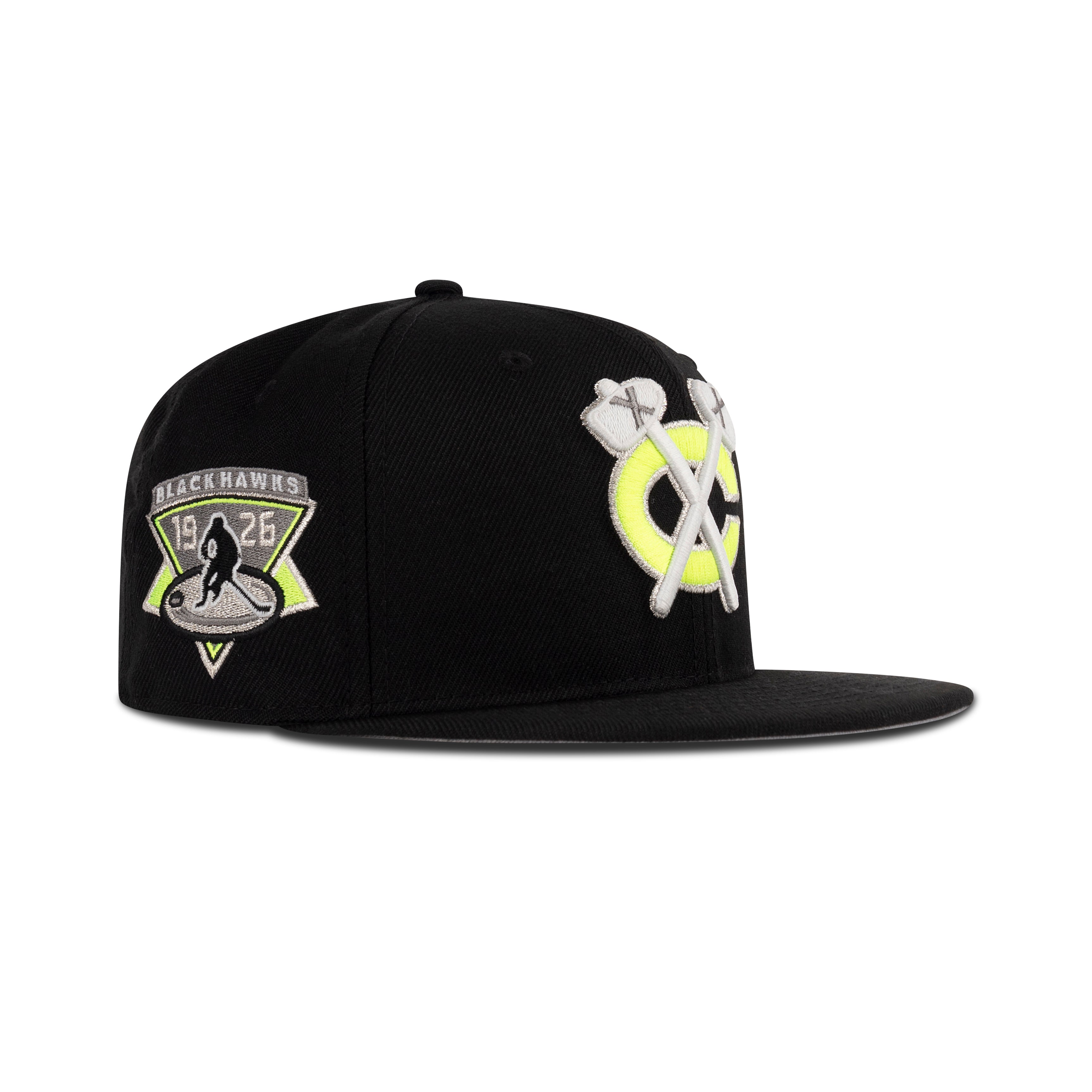 New Era Chicago Blackhawks Fitted Grey Bottom 