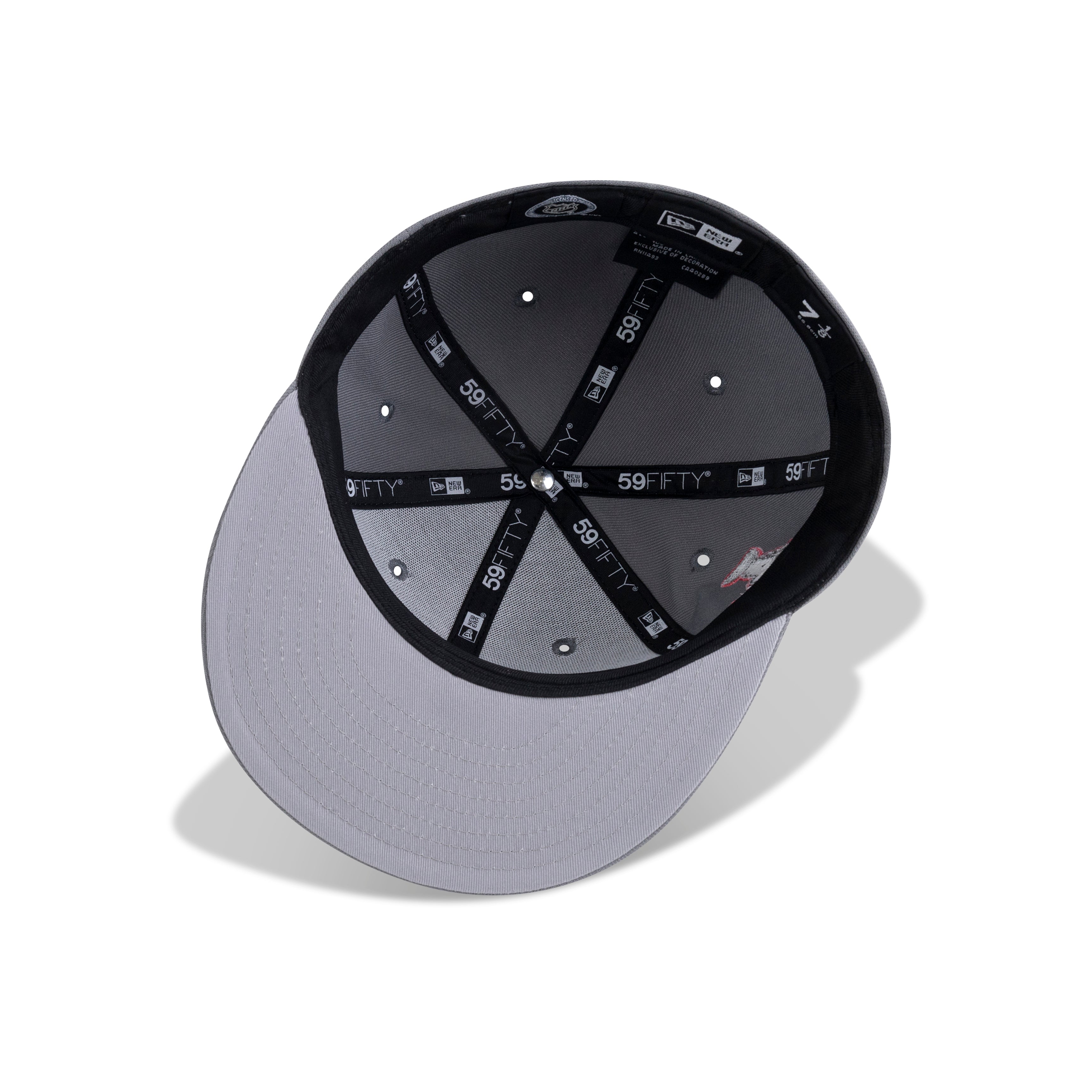 New Era Chicago Blackhawks Fitted Gray Bottom 