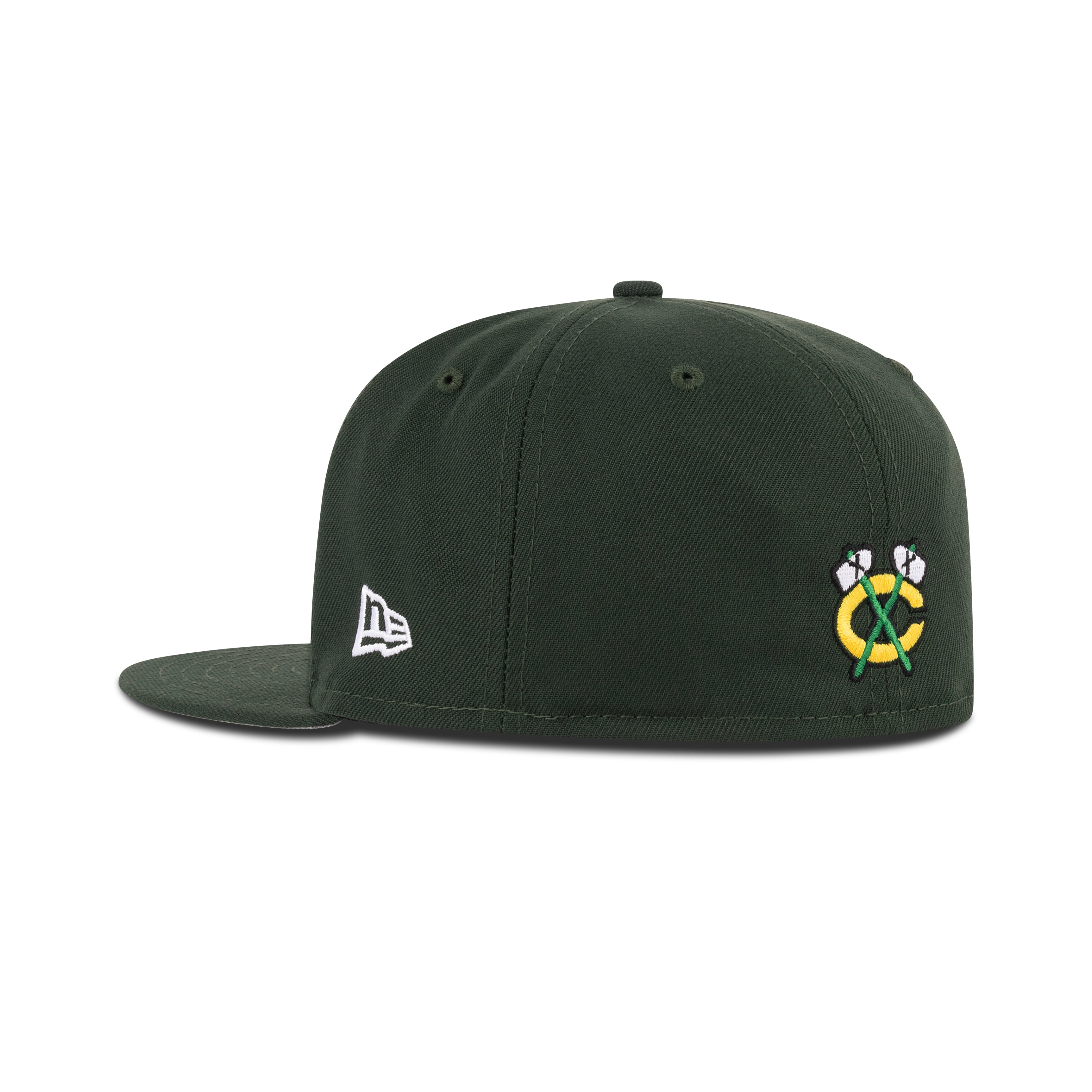 New Era Chicago Blackhawks Fitted Gray Bottom 