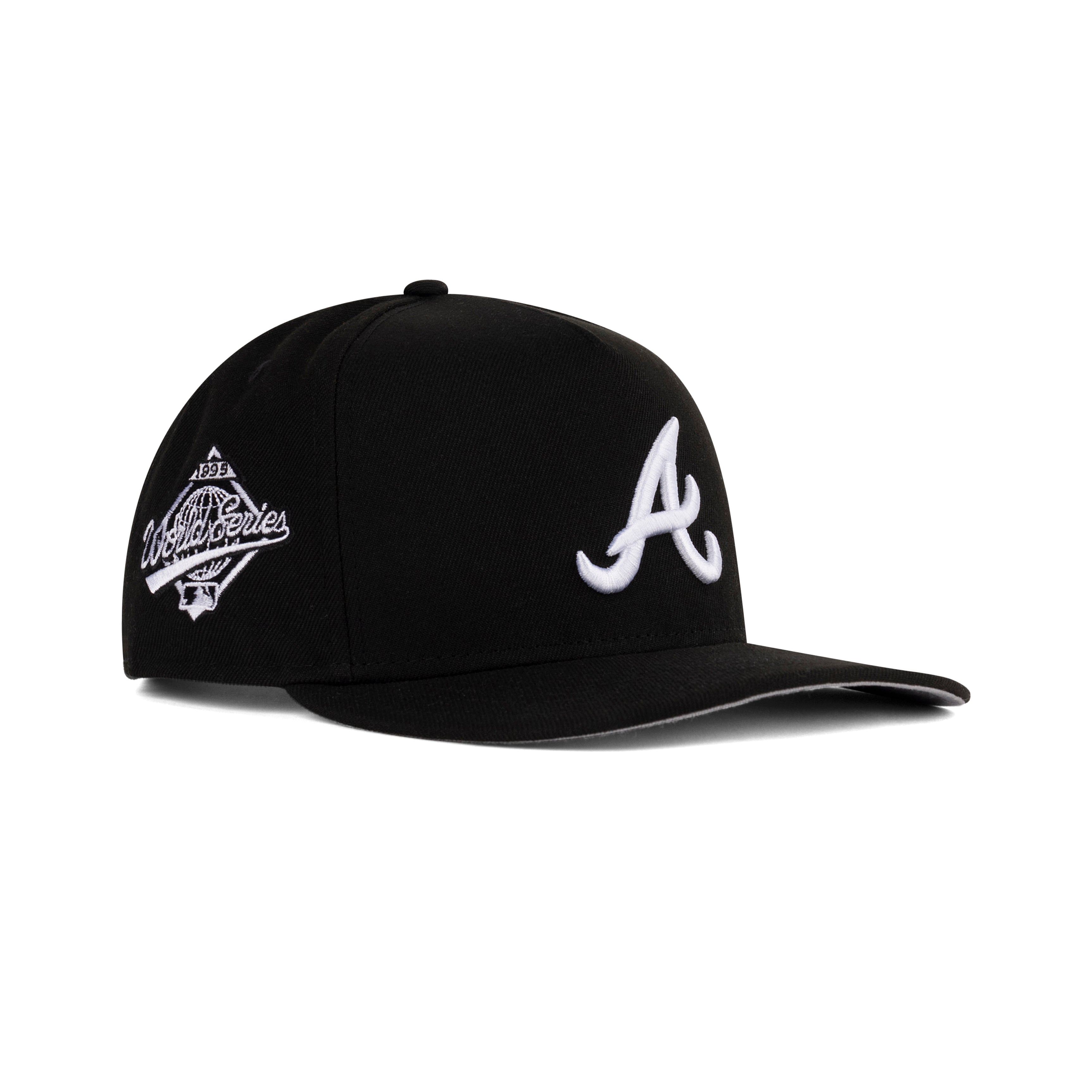 New Era Atlanta Braves A-Frame Snapback Gray Bottom 