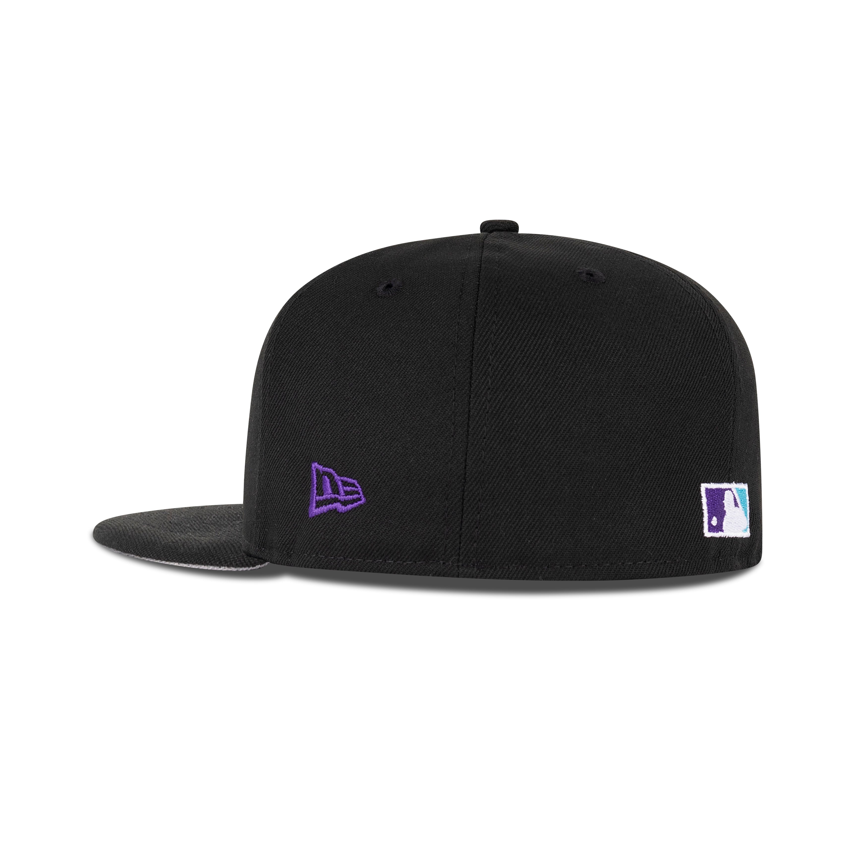 New Era Atlanta Braves Fitted Grey Bottom 
