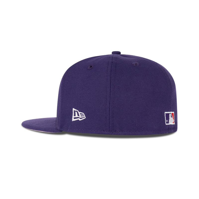 New Era Atlanta Braves Fitted Pink Bottom 