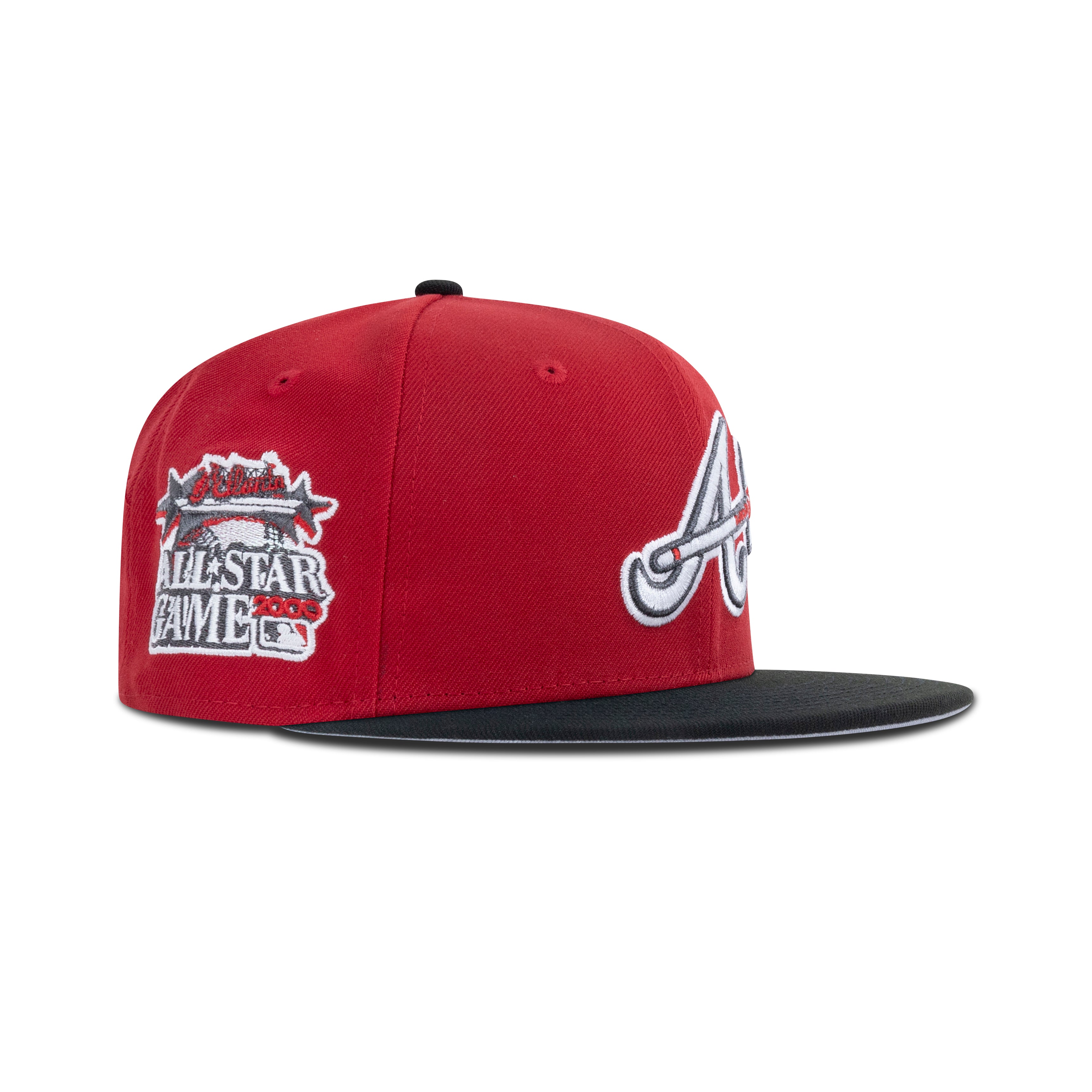 New Era Atlanta Braves Fitted Grey Bottom 