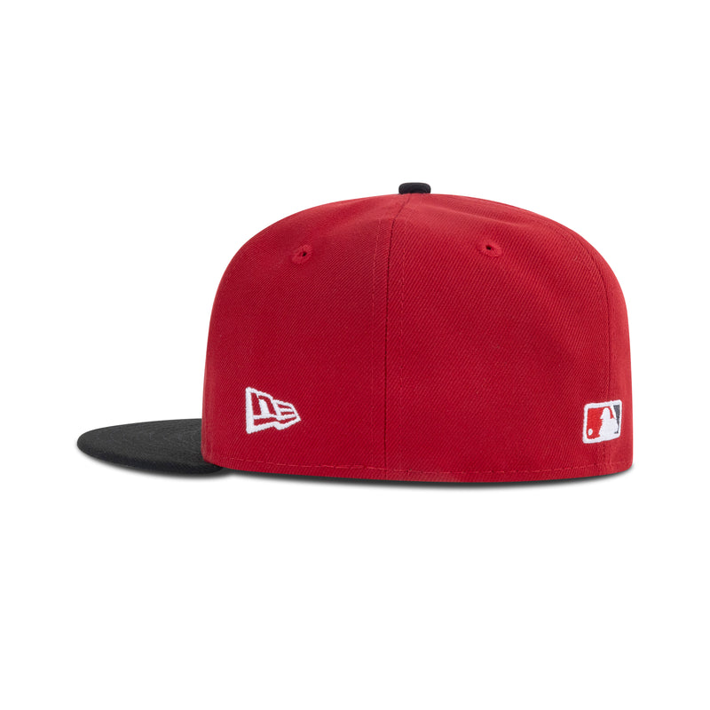 New Era Atlanta Braves Fitted Grey Bottom 