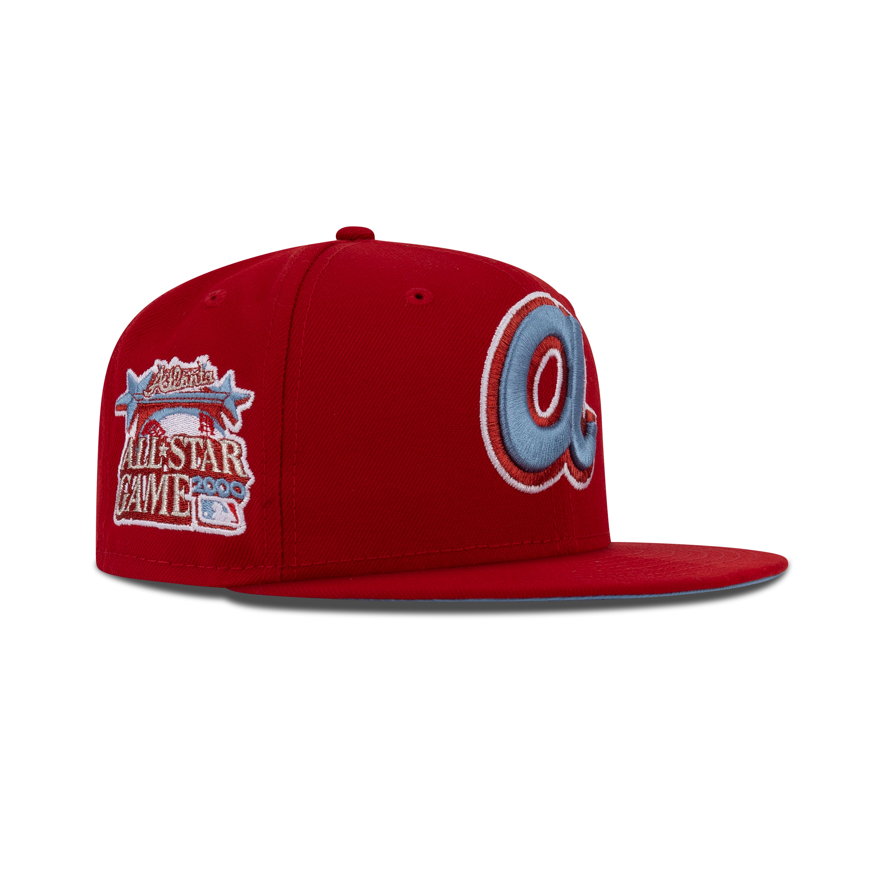 New Era Atlanta Braves Fitted Sky Bottom 