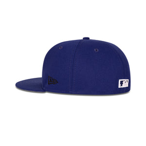 New Era Brooklyn Dodgers Fitted Grey Bottom "Royal Black" (Ebbets Field Brooklyn Embroidery)