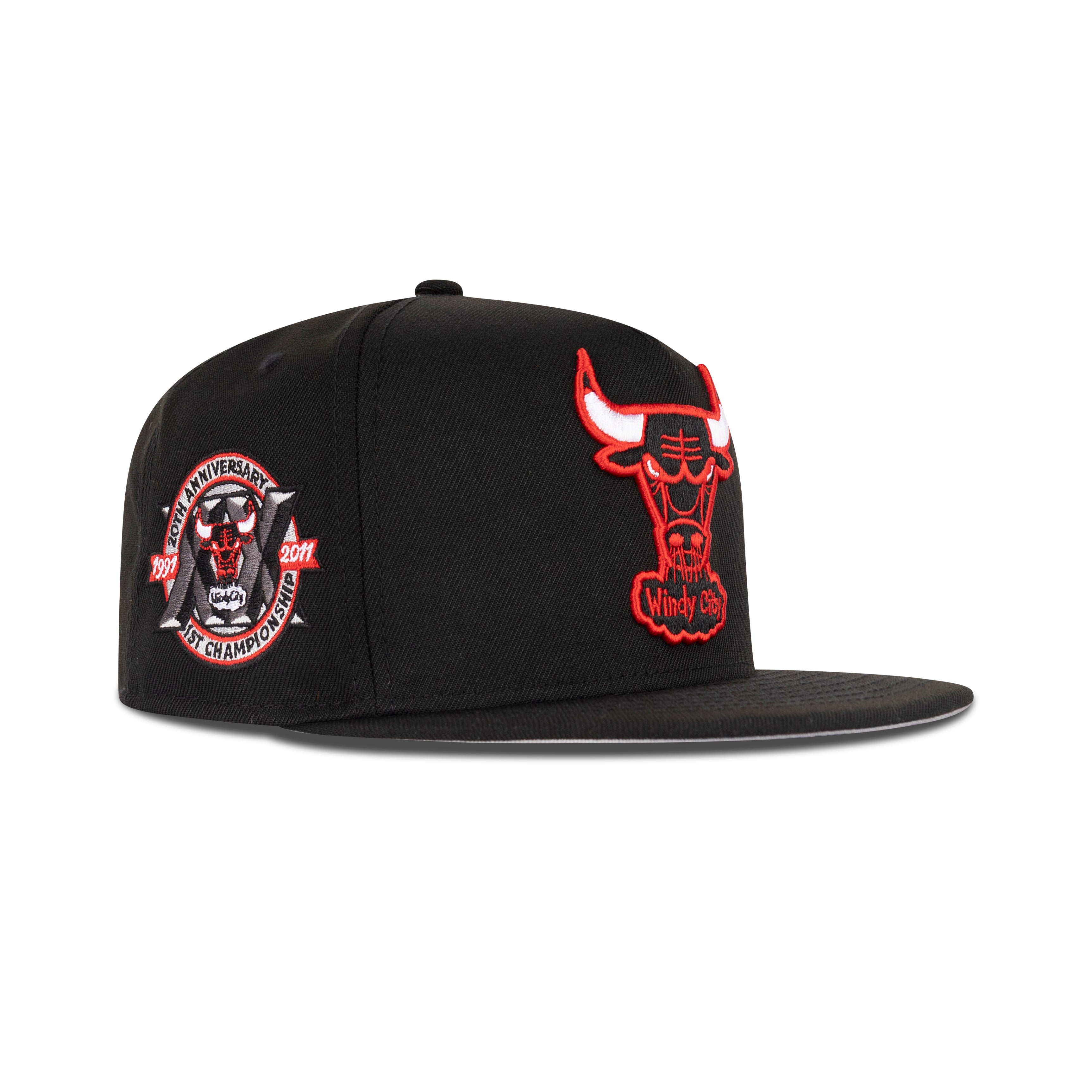 New Era Chicago Bulls Snapback Grey Bottom 